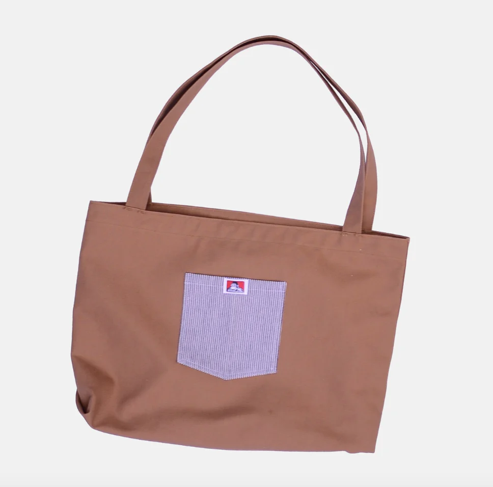 BEN DAVIS TOTE BAG (BROWN)
