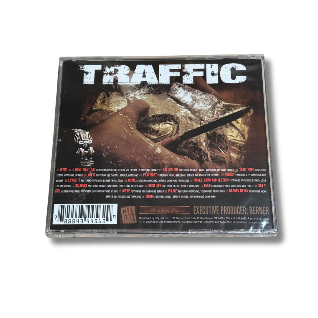 BERNER & AMPICHINO “TRAFFIC” CD (NEW) - Image 2