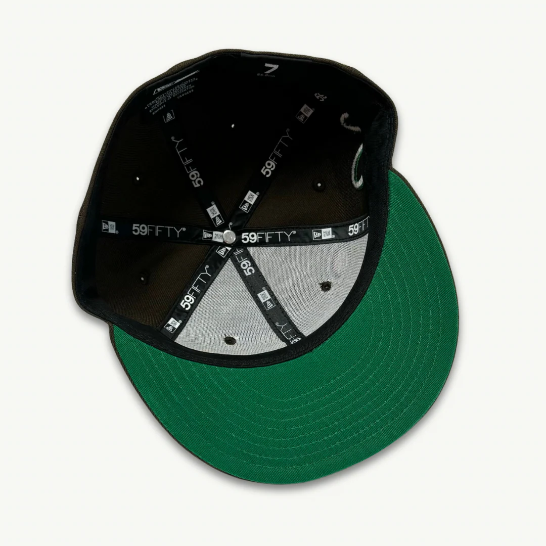 CARROTS X NEW ERA "WORDMARK" FITTED HAT (BROWN/GREEN) - Image 4