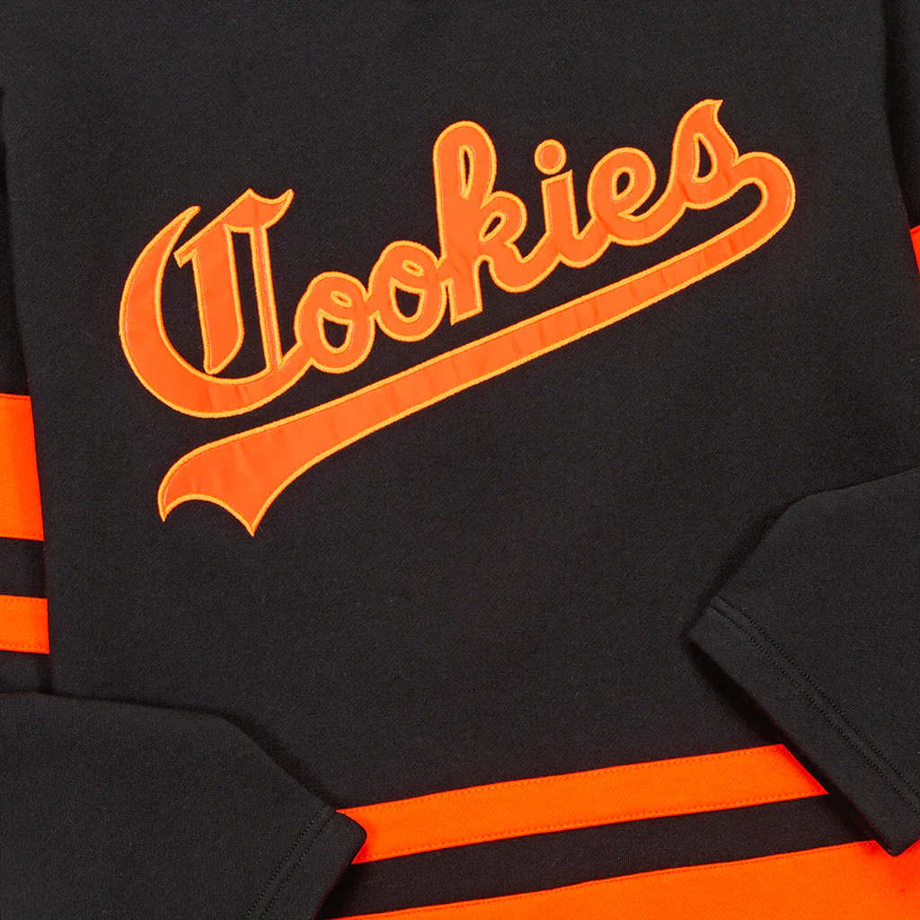 COOKIES "IVY LEAGUE" HOCKEY JERSEY (BLACK/ORANGE) - Image 2