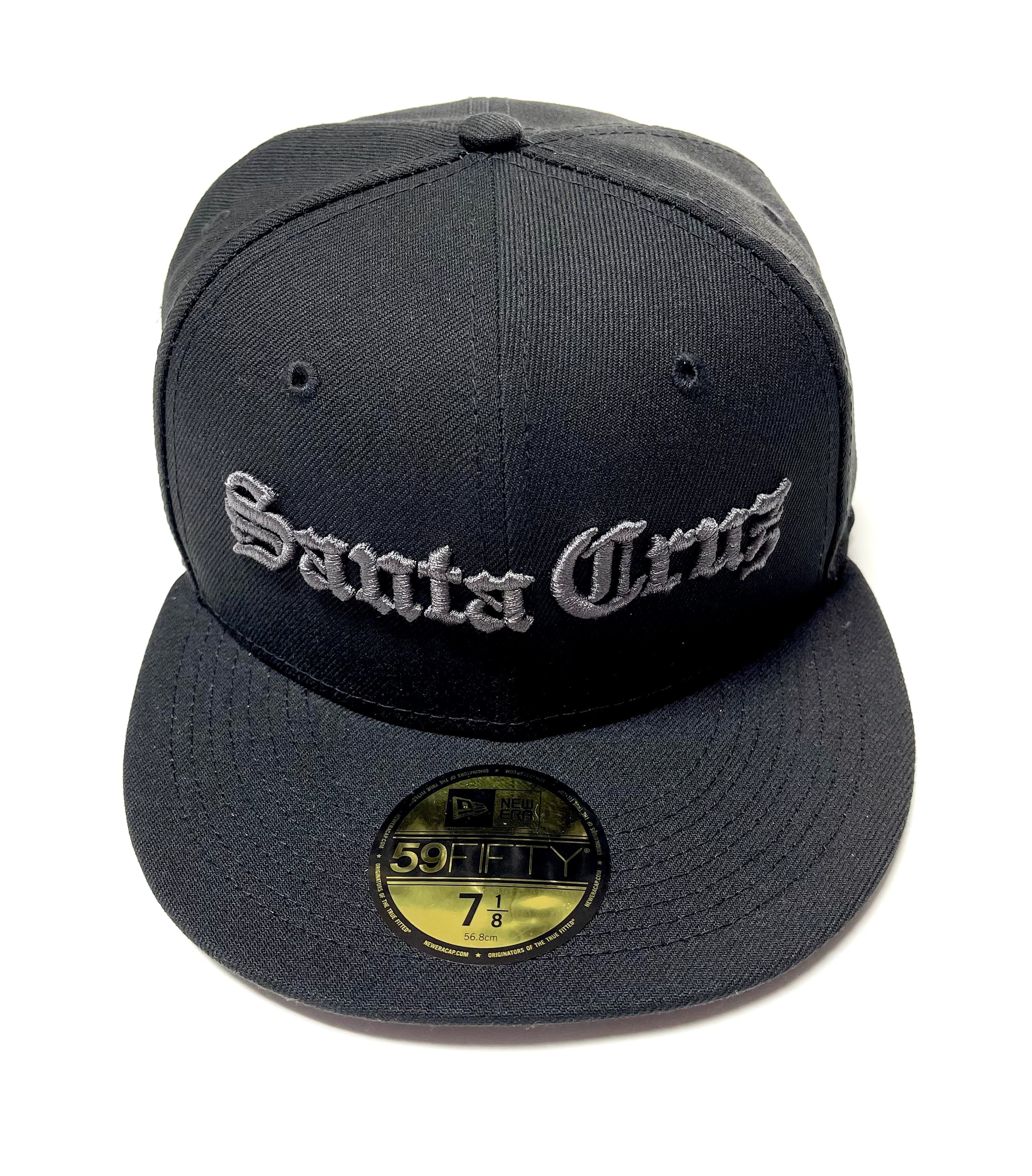 SFC X NEW ERA "OLD E" FITTED HAT (BLACK/CHARCOAL GREY) - Image 6