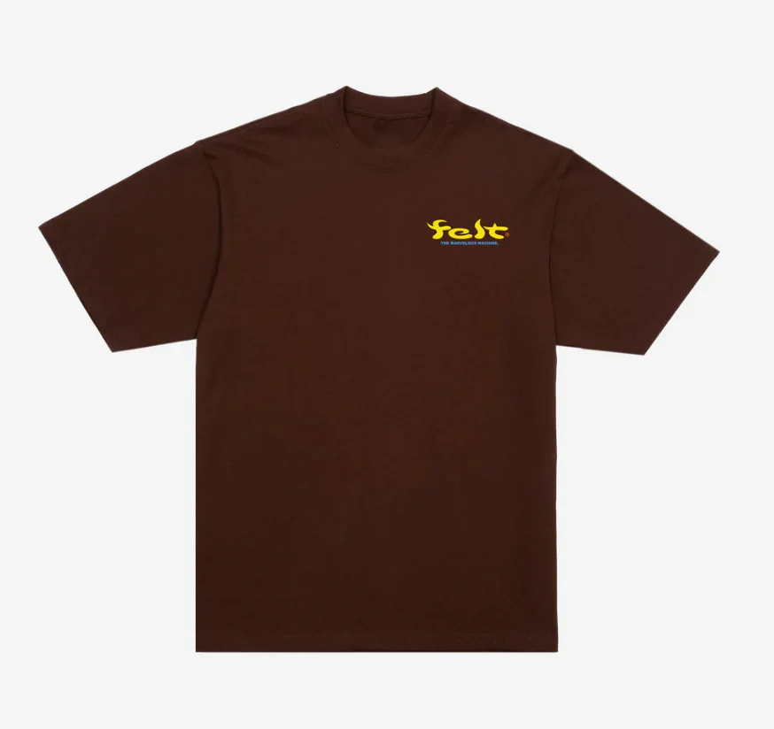 FELT "DYNASTY" TEE (BARK) - Image 2