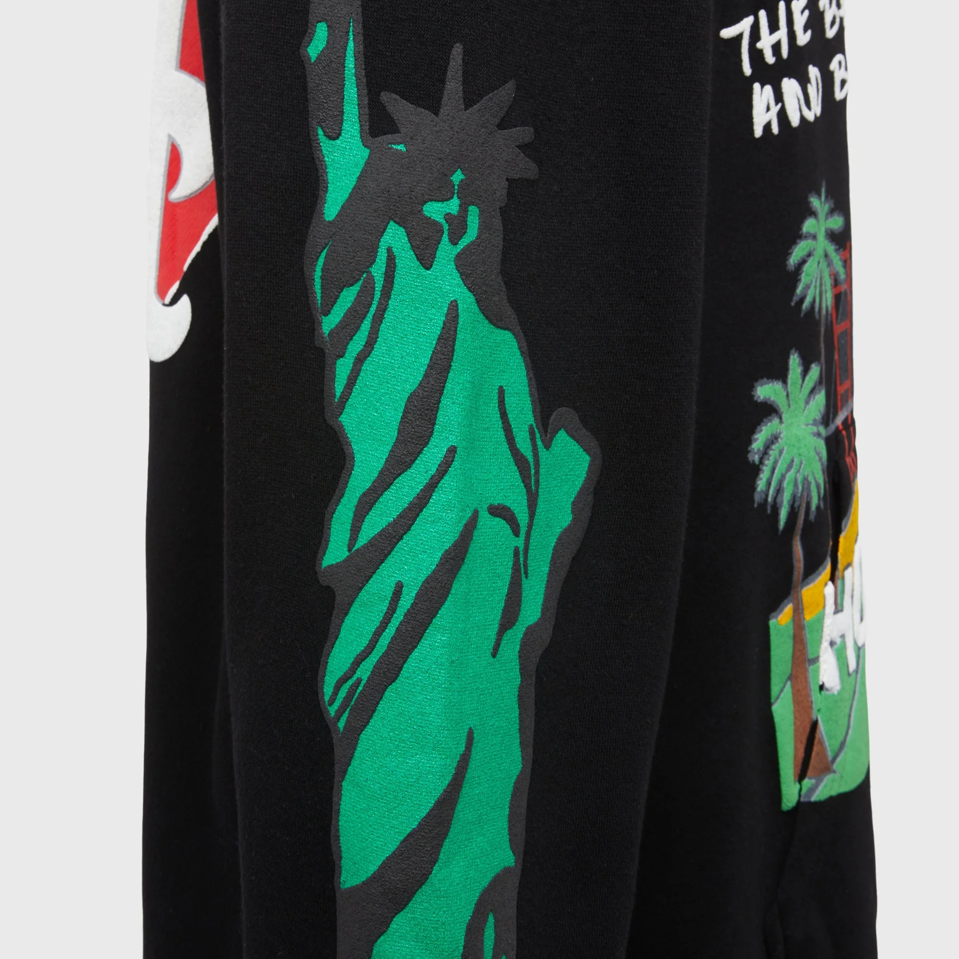 HOMME FEMME X KOOL KIY "CALI 2 NYC" HOODIE (BLACK) - Image 4
