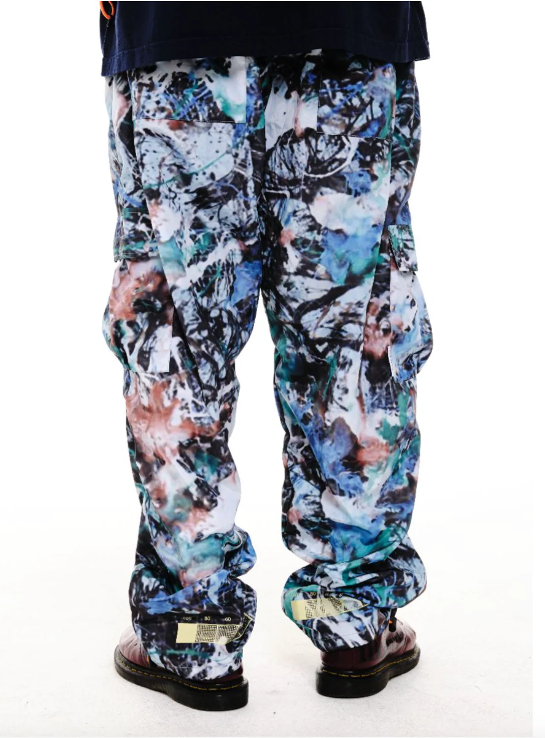 INDIVIDUALIST "DRIP CAMO" NYLON PANTS (MULTI) - Image 4