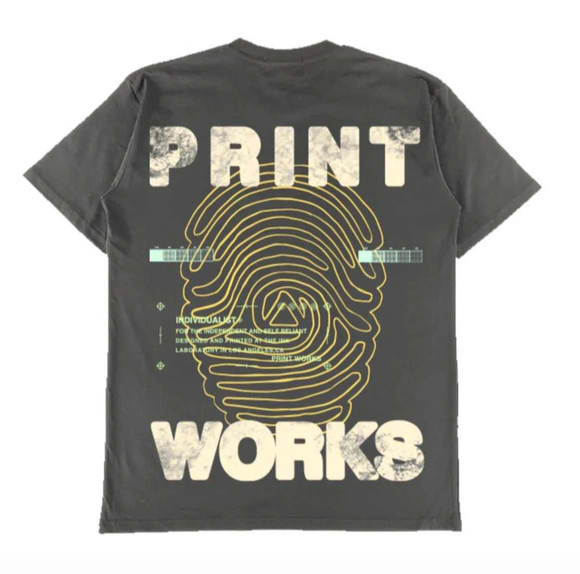 INDIVIDUALIST LAB "PRINT WORKS" TEE (VINTAGE BLACK)