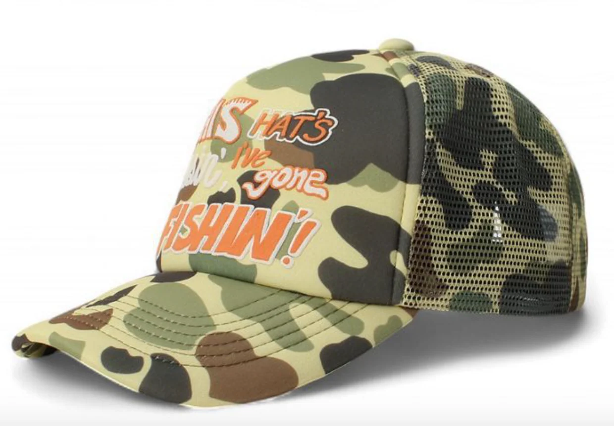 MARKET "SMILEY CAMO" TRUCKER HAT (DUCK CAMO) - Image 2