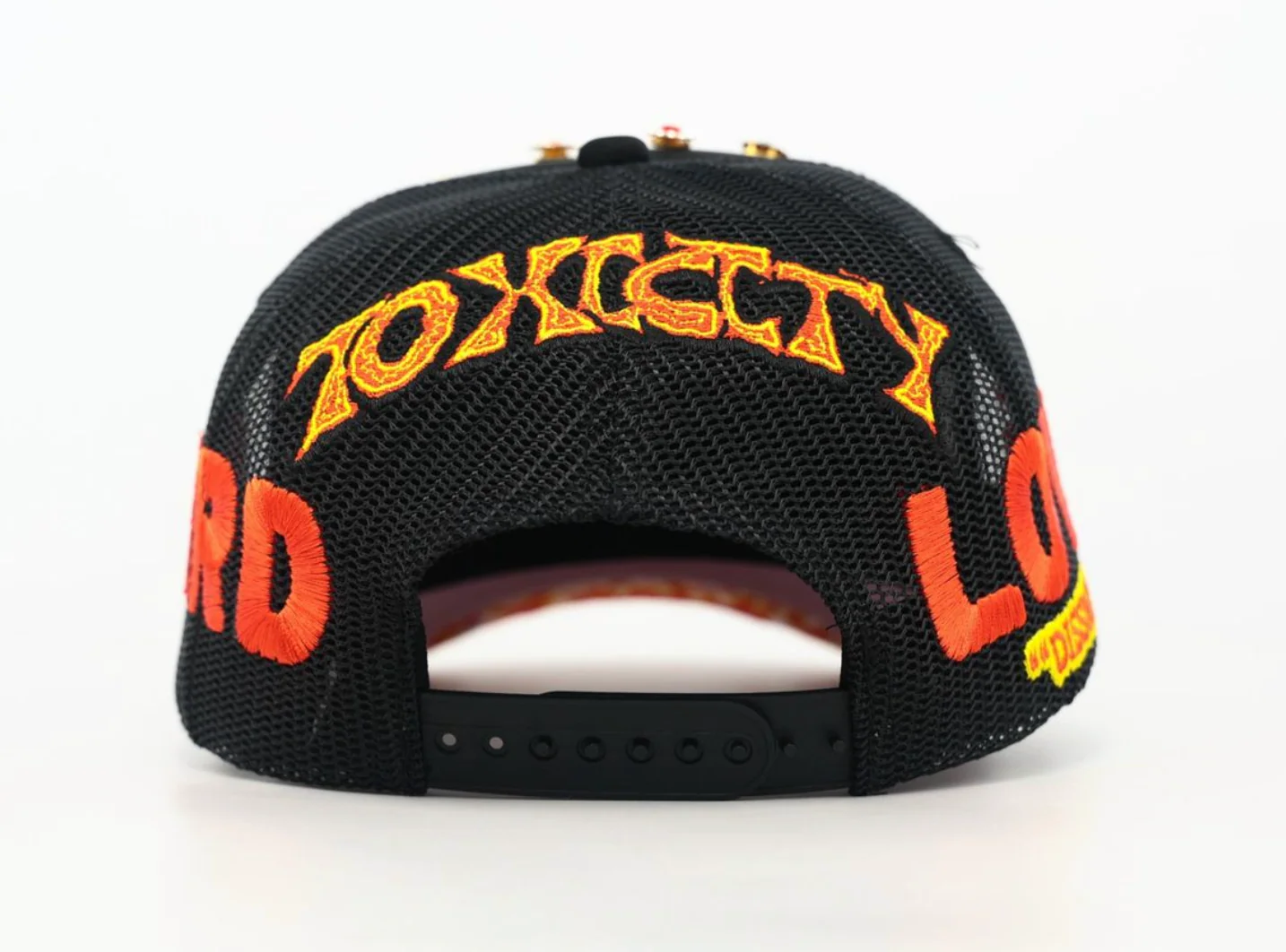 MOUR X TOXICITY "LOVE HARD" MESH TRUCKER (BLACK) - Image 5