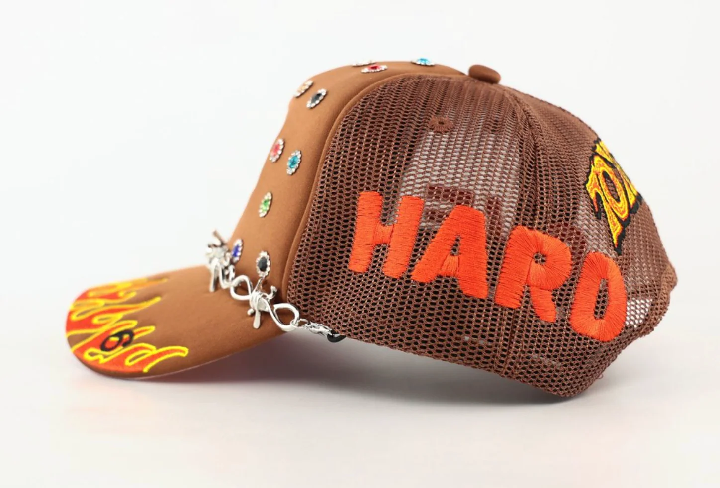MOUR X TOXICITY "LOVE HARD" MESH TRUCKER (BROWN) - Image 3