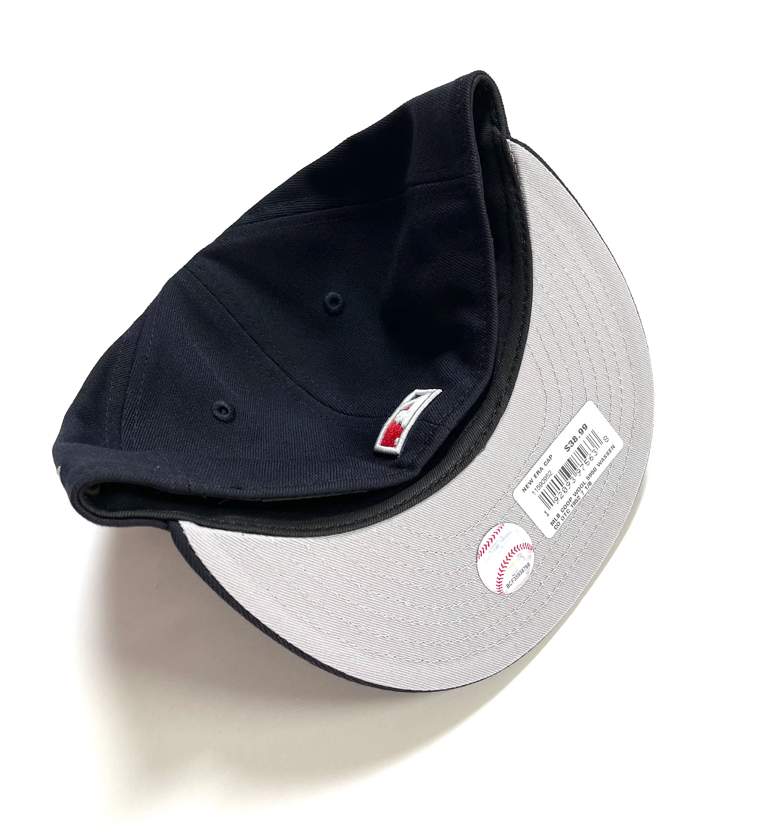 NEW ERA "1952" WASHINGTON SENATORS FITTED HAT (NAVY/RED) (SIZE 7 & 7 1/4) - Image 2