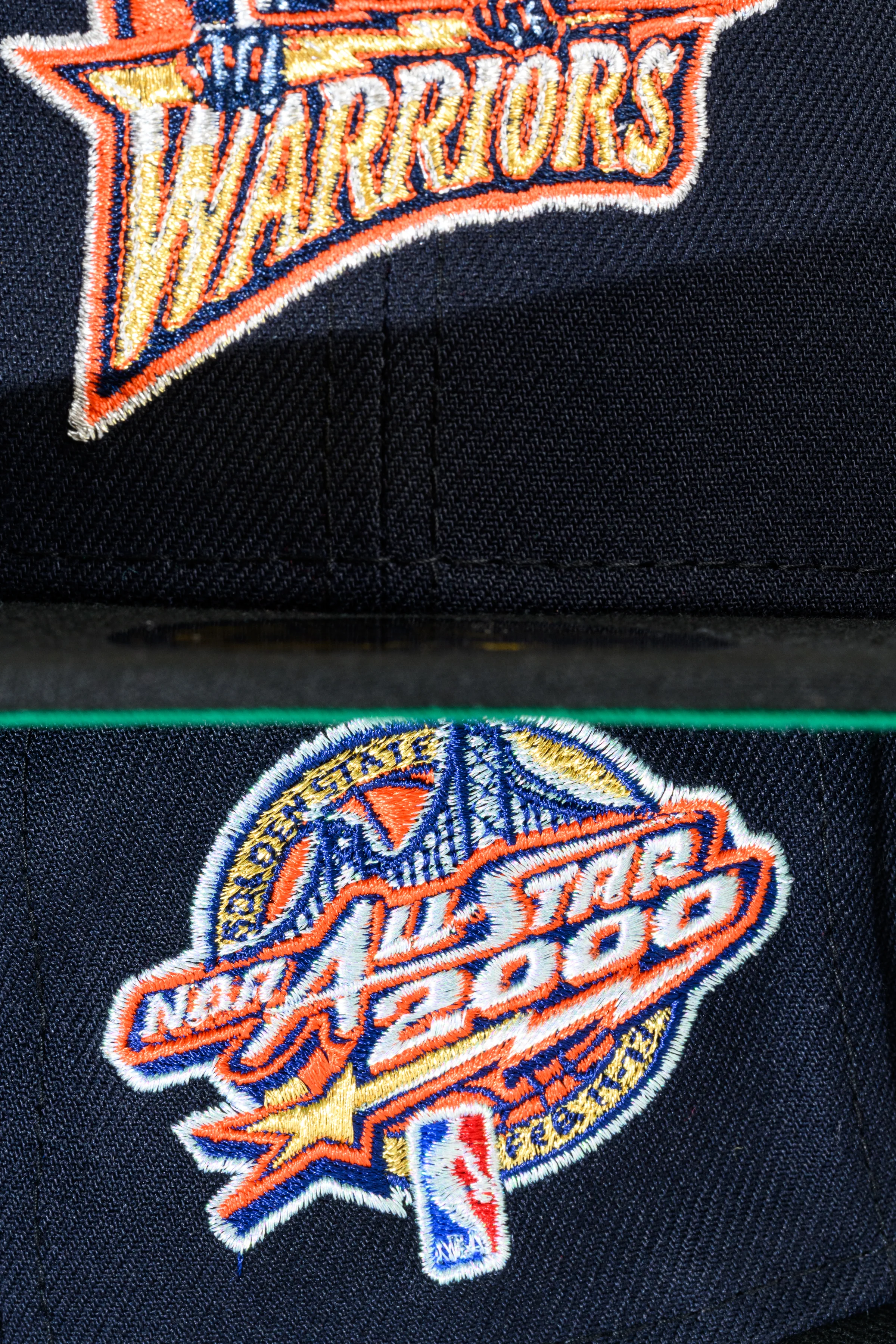 NEW ERA "ANTAWN” GOLDEN STATE WARRIORS FITTED HAT (NAVY/BLACK/ORANGE) - Image 7