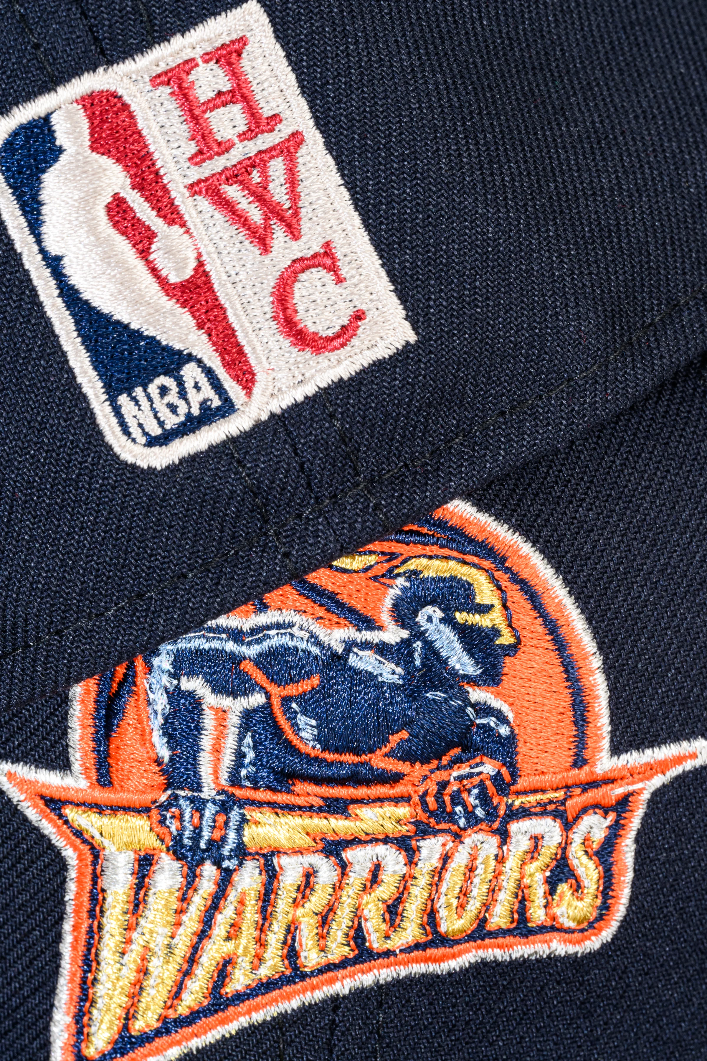 NEW ERA "ANTAWN” GOLDEN STATE WARRIORS FITTED HAT (NAVY/BLACK/ORANGE) - Image 8