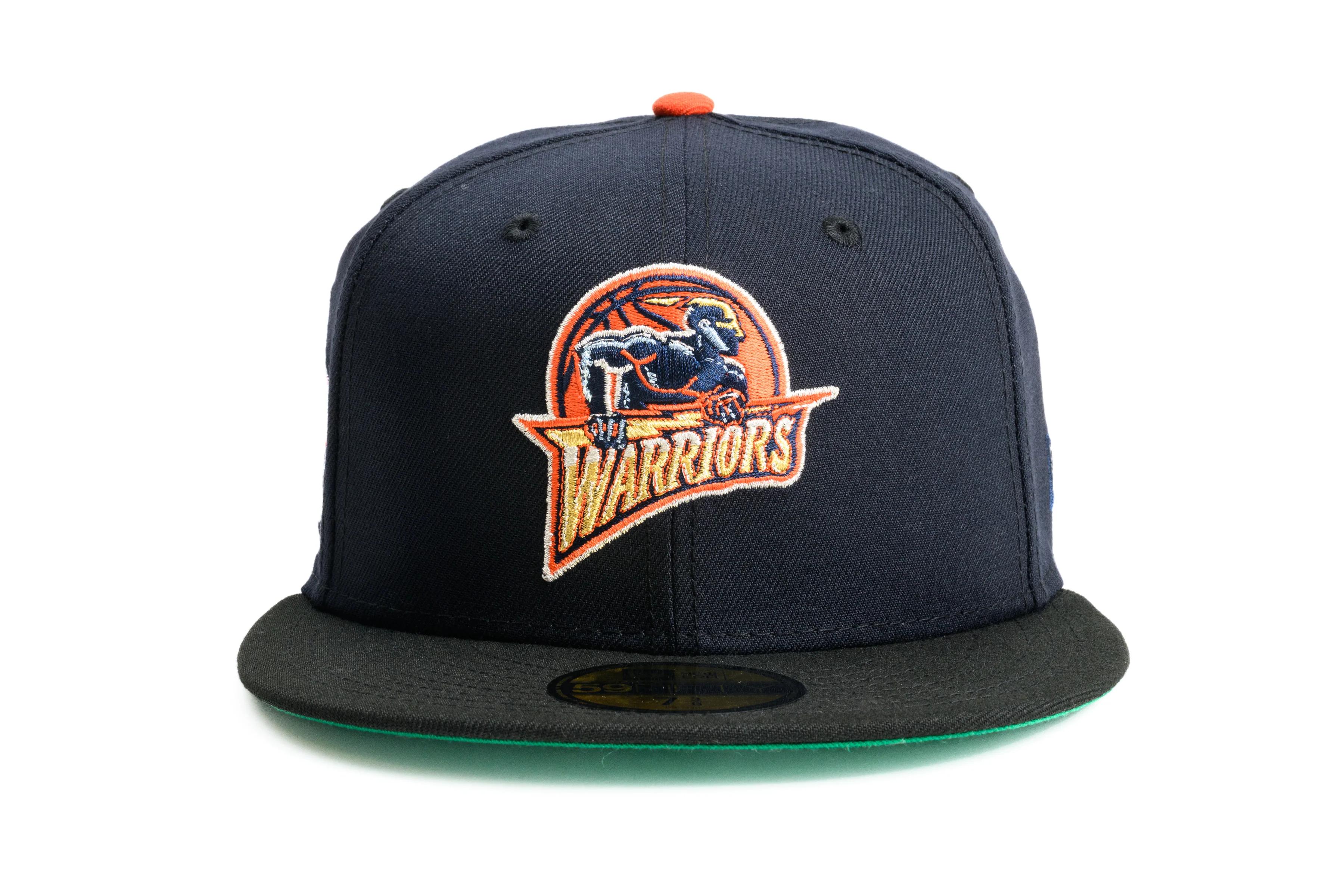 NEW ERA "ANTAWN” GOLDEN STATE WARRIORS FITTED HAT (NAVY/BLACK/ORANGE) - Image 9
