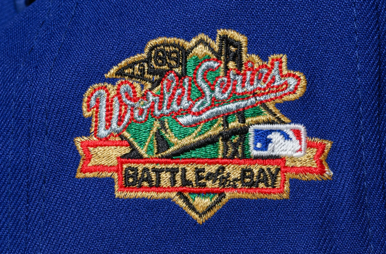 NEW ERA "JUICE IS LOOSE" SF GIANTS FITTED HAT (DARK ROYAL/RED) - Image 4