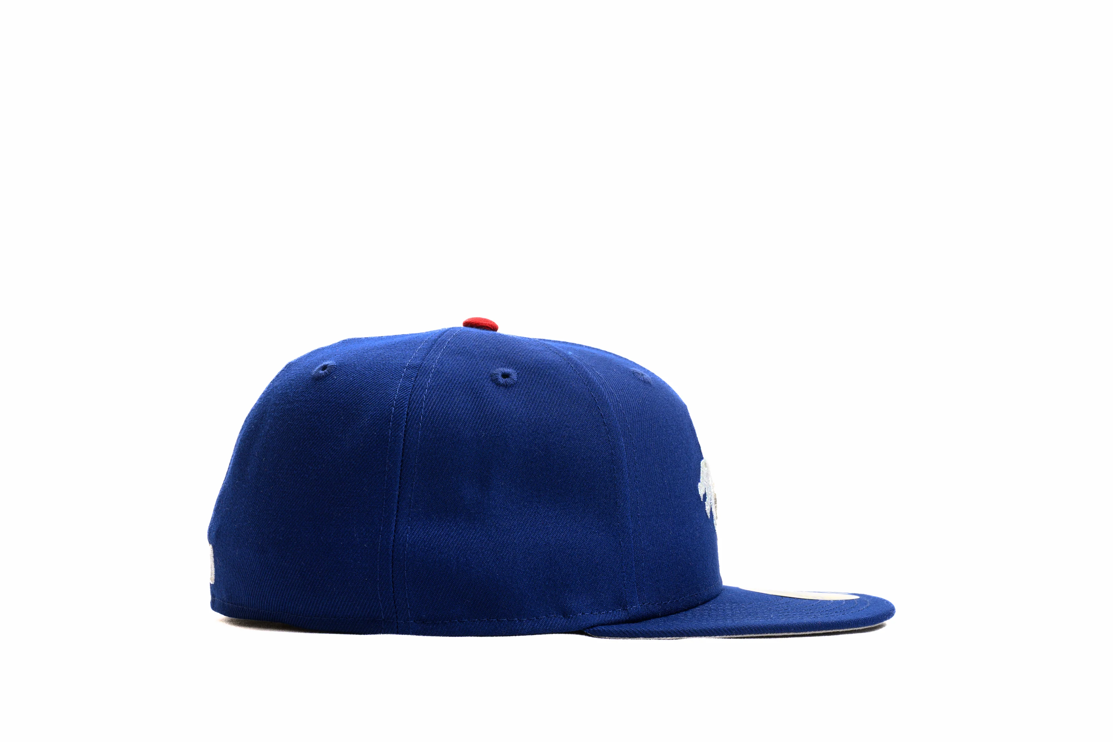 NEW ERA "BUFFALO KIDS" SCOTTSDALE SCORPIONS FITTED HAT (LIGHT ROYAL/SCARLET) - Image 4