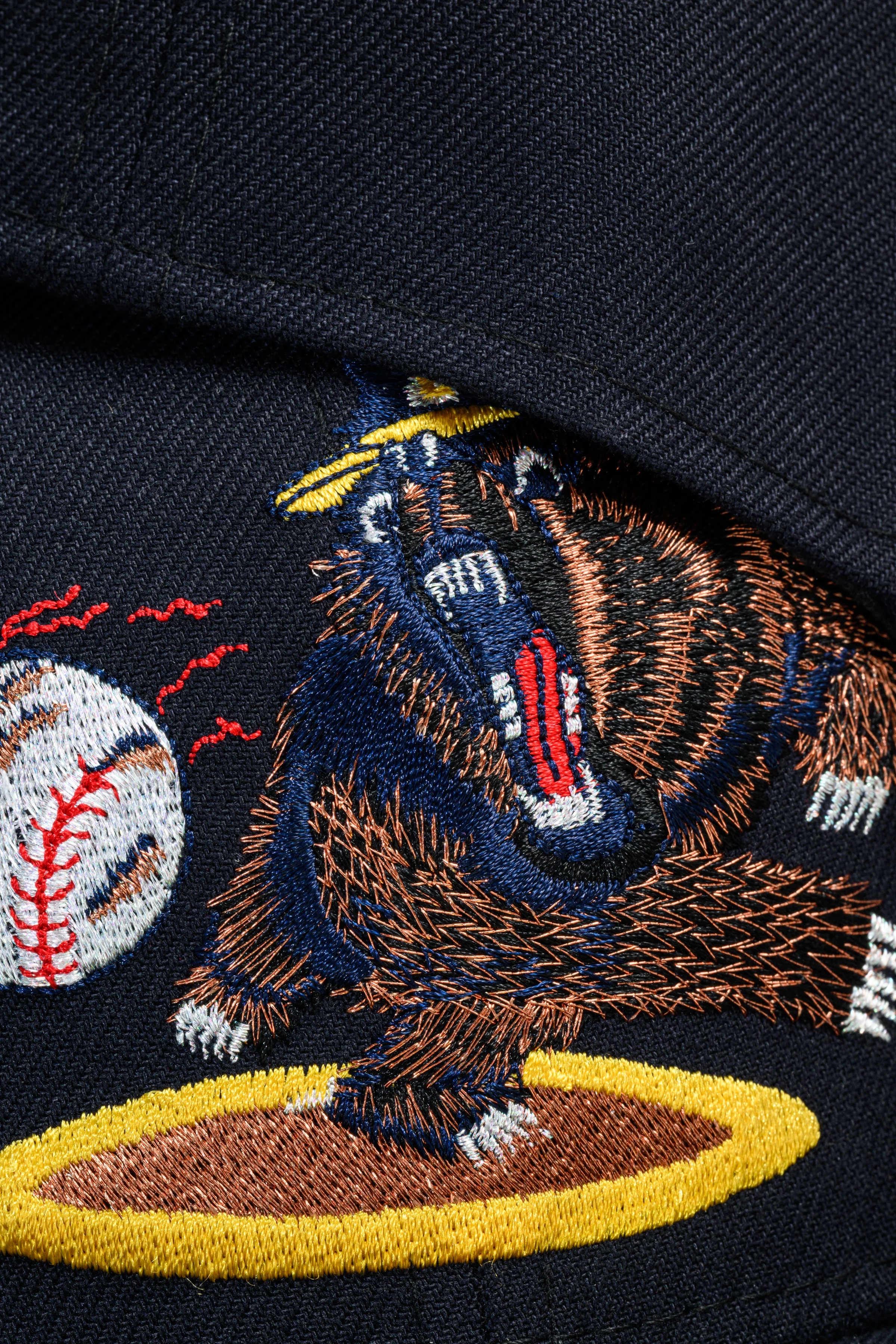 NEW ERA "CALI BEAR” FRESNO GRIZZLIES FITTED HAT (NAVY/A GOLD) - Image 5