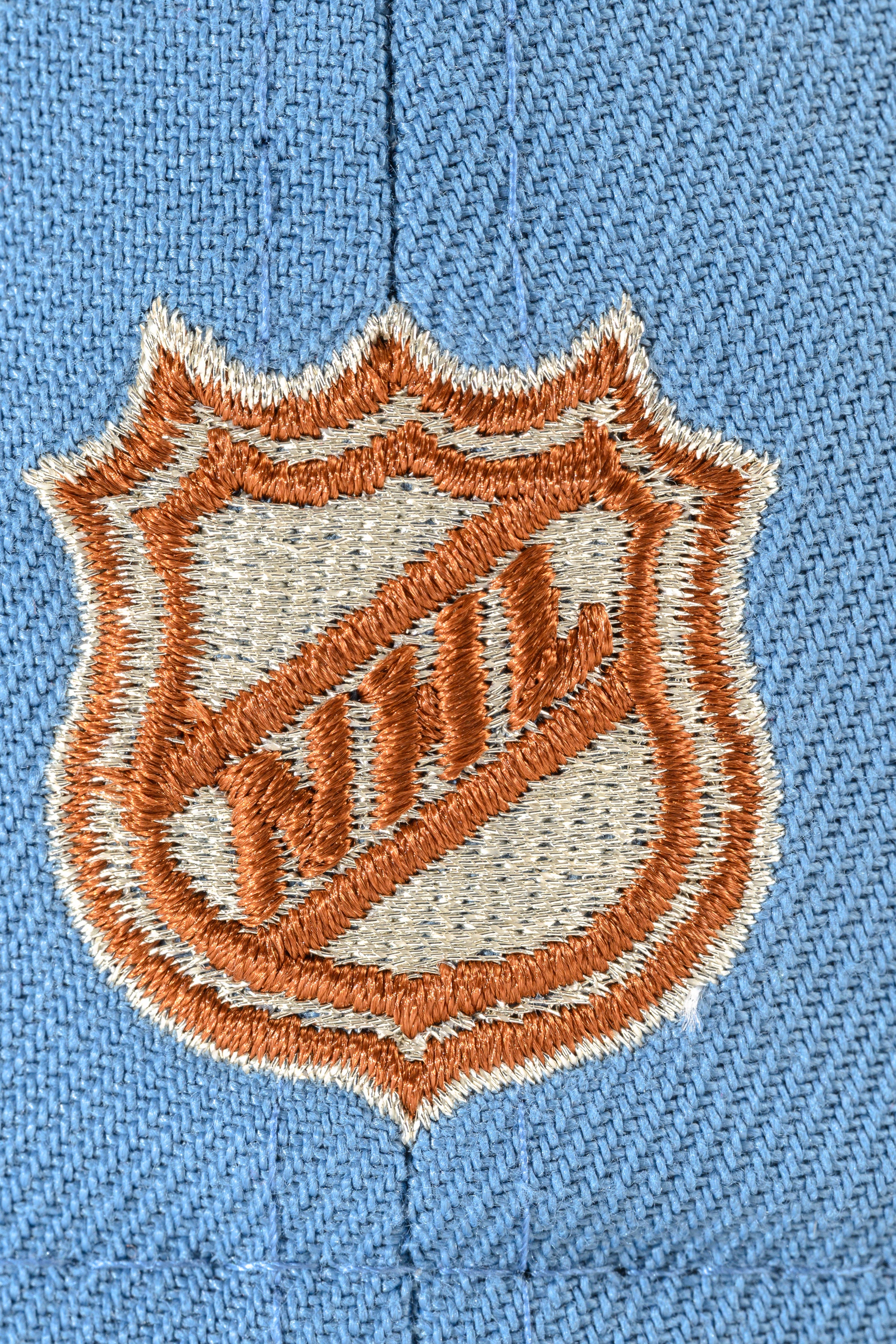 NEW ERA "CASEY JONES" ANAHEIM DUCKS FITTED HAT (FADED BLUE/EARTH BROWN) - Image 3