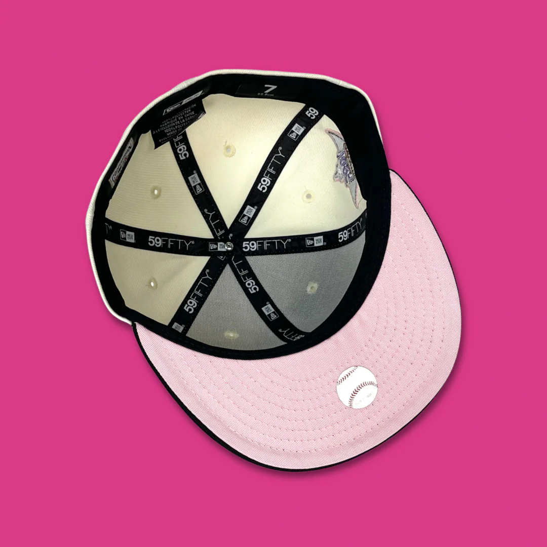 NEW ERA "CRUISE" SAN FRANCISCO GIANTS FITTED HAT (CHROME/BLACK/PINK) - Image 3