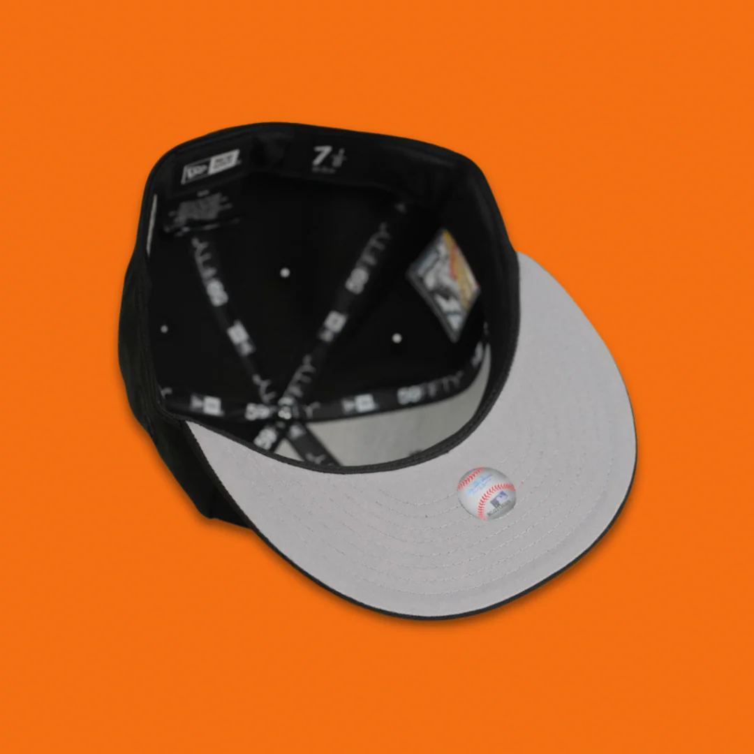 NEW ERA "DAILY DRIVER" SAN FRANCISCO GIANTS FITTED HAT (BLACK/ORANGE) - Image 4