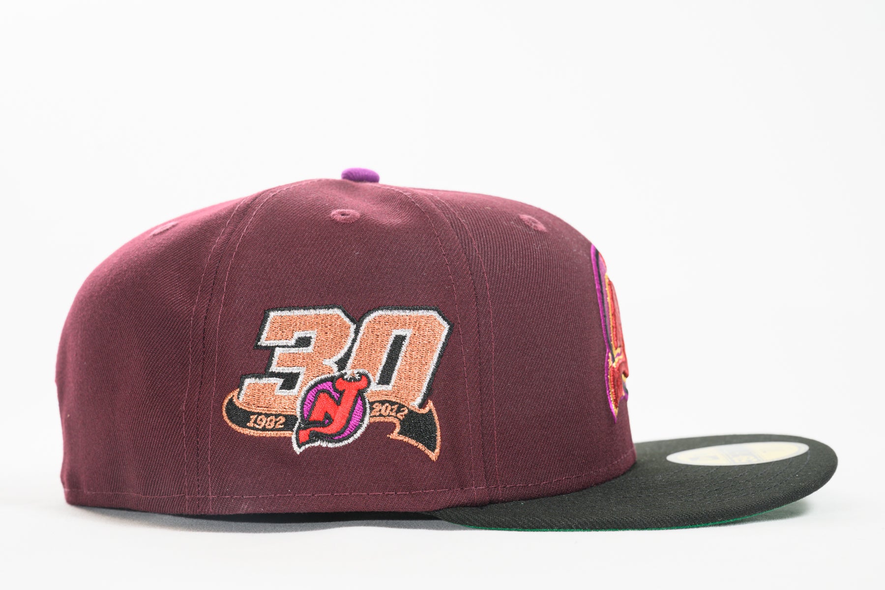 NEW ERA "DARE DEVIL" NEW JERSEY DEVIL'S (MAROON/MAGENTA/BLK) - Image 8