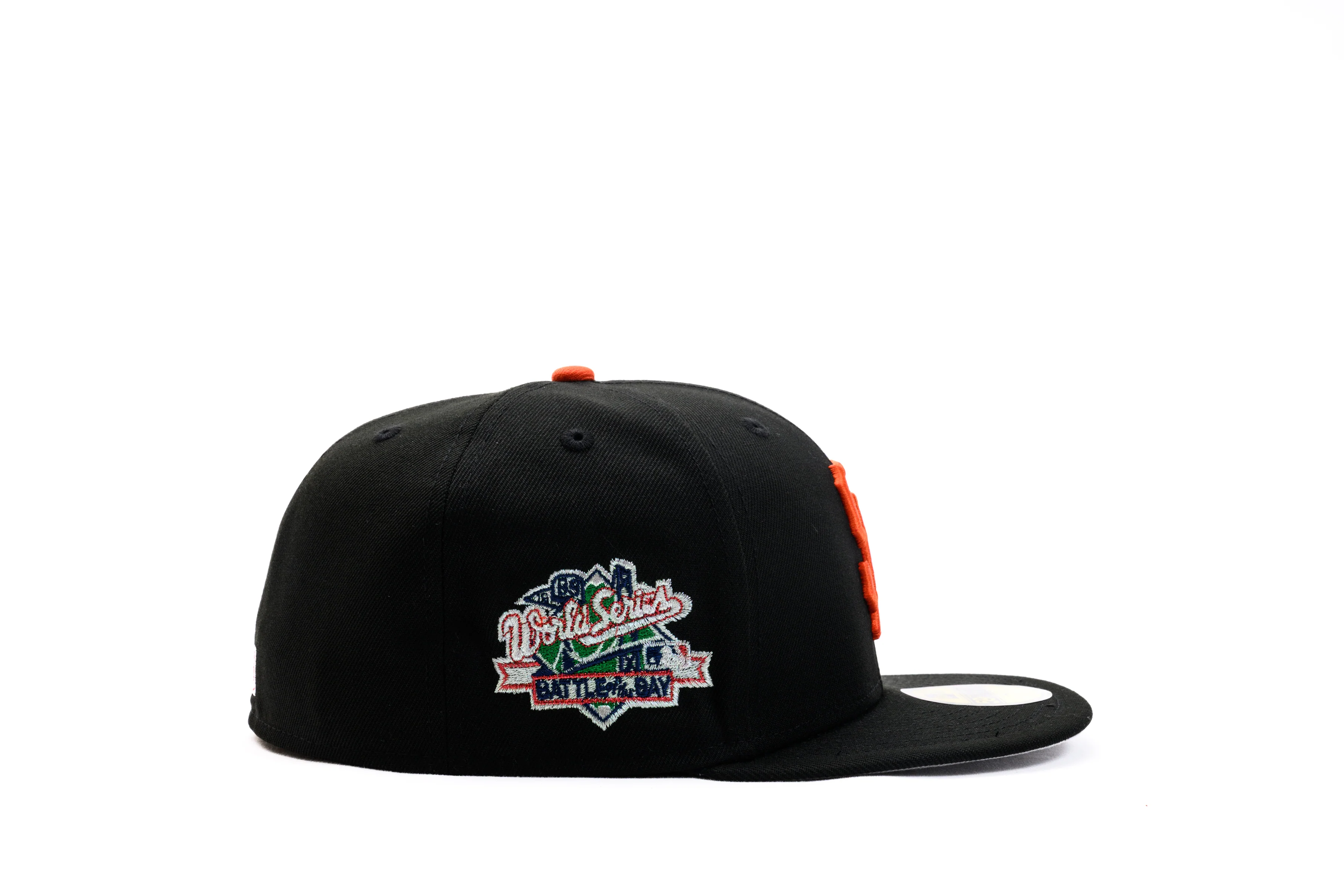 NEW ERA "DELUXE" SAN FRANCISCO GIANTS  FITTED HAT (BLACK/ORANGE) - Image 9