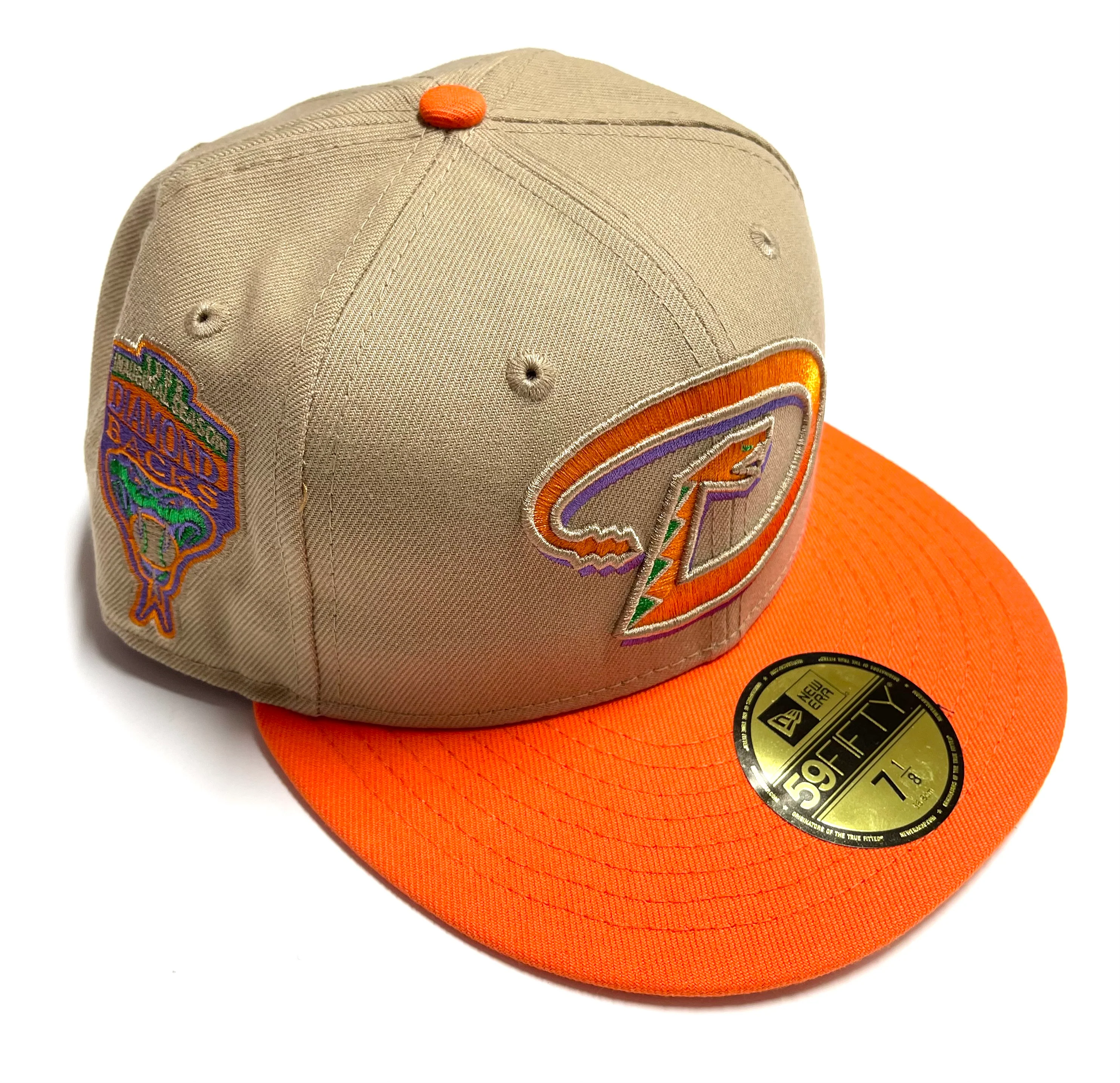 NEW ERA  "DESERT SUNRISE" ARIZONA DIAMONDBACKS FITTED HAT (CAMEL/RUST ORANGE)