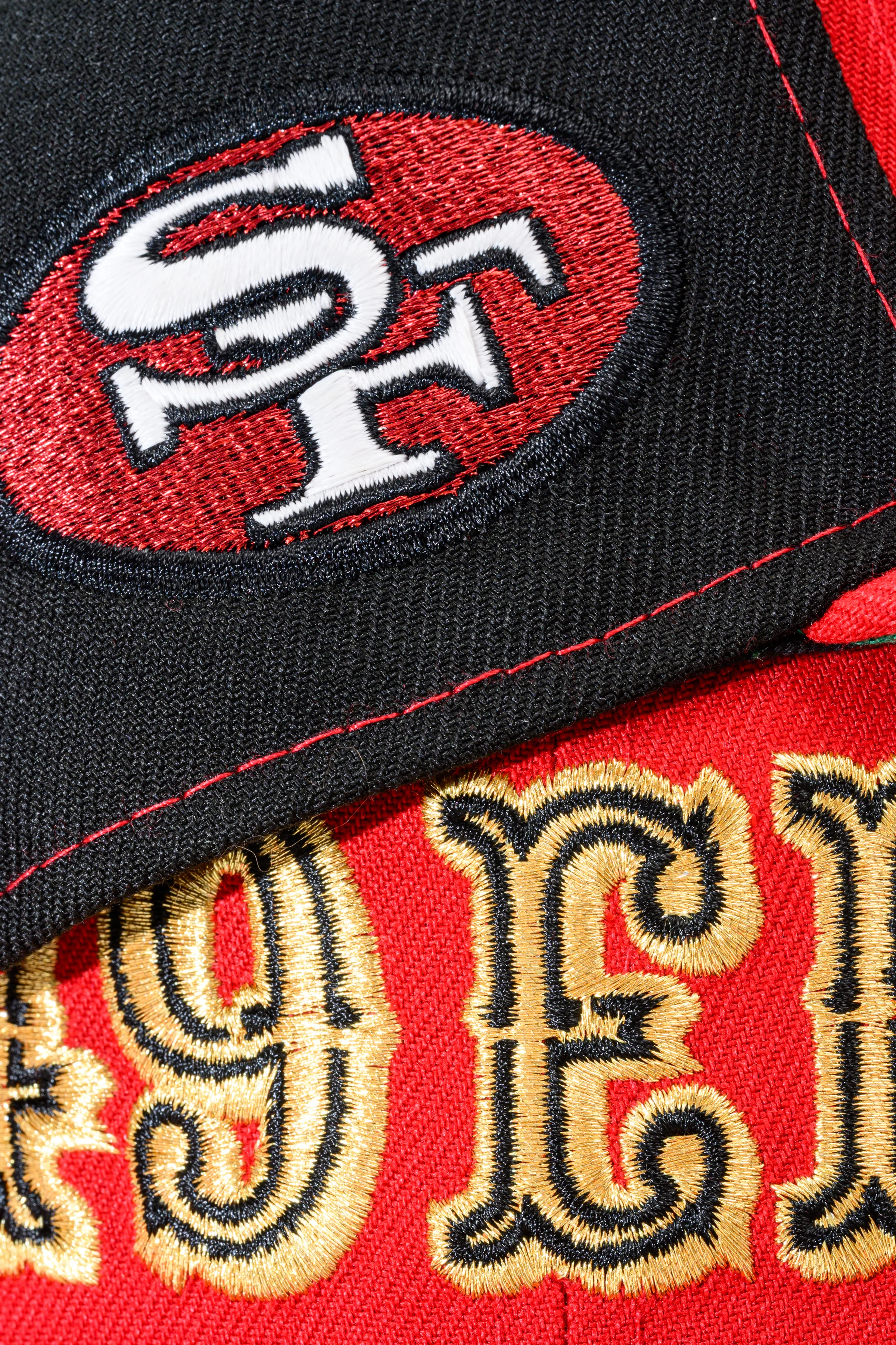 NEW ERA "DIAMOND TURF” SAN FRANCISCO 49ERS FITTED HAT (RED/BLACK) - Image 7