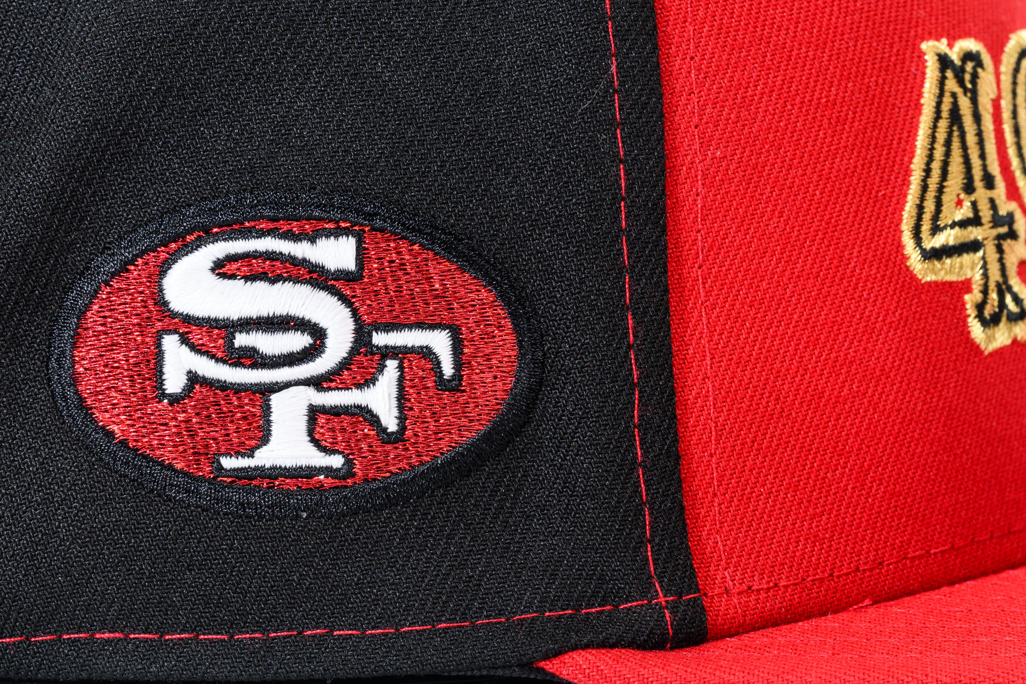 NEW ERA "DIAMOND TURF” SAN FRANCISCO 49ERS FITTED HAT (RED/BLACK) - Image 9