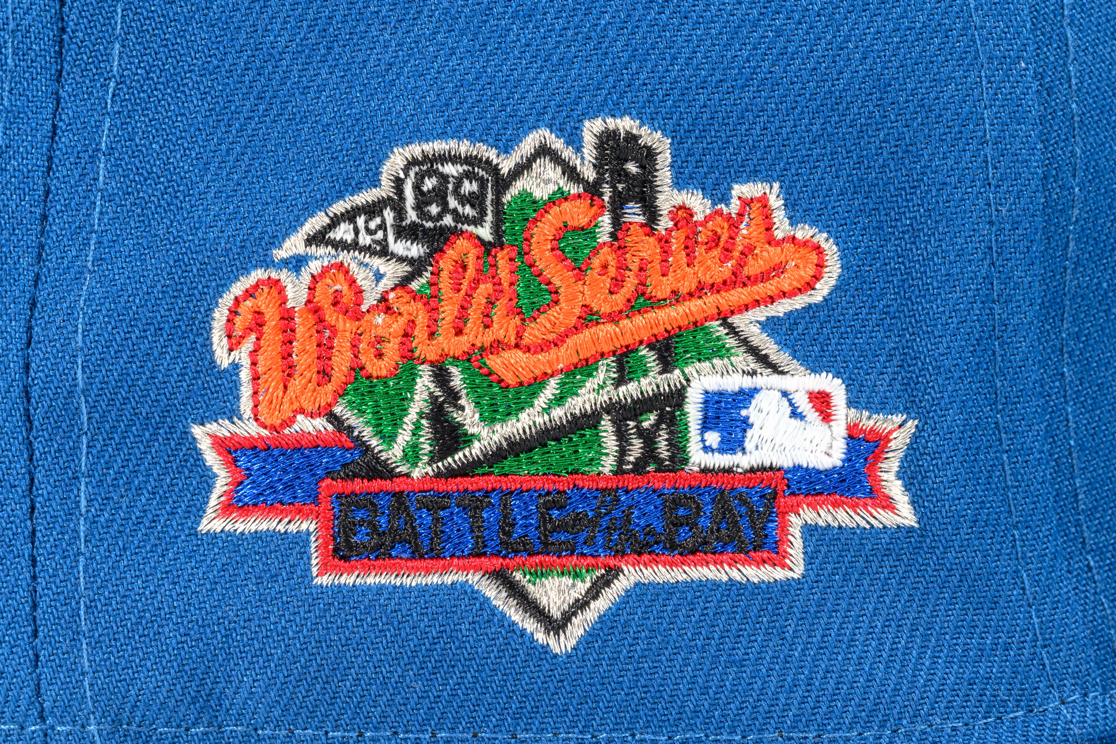 NEW ERA "EASTBAY FUNK" OAKLAND A'S FITTED HAT (LIGHT ROYAL) - Image 5