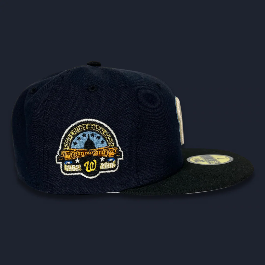 NEW ERA "FEDERATION" WASHINGTON NATIONALS FITTED HAT (NAVY/BLACK) - Image 3