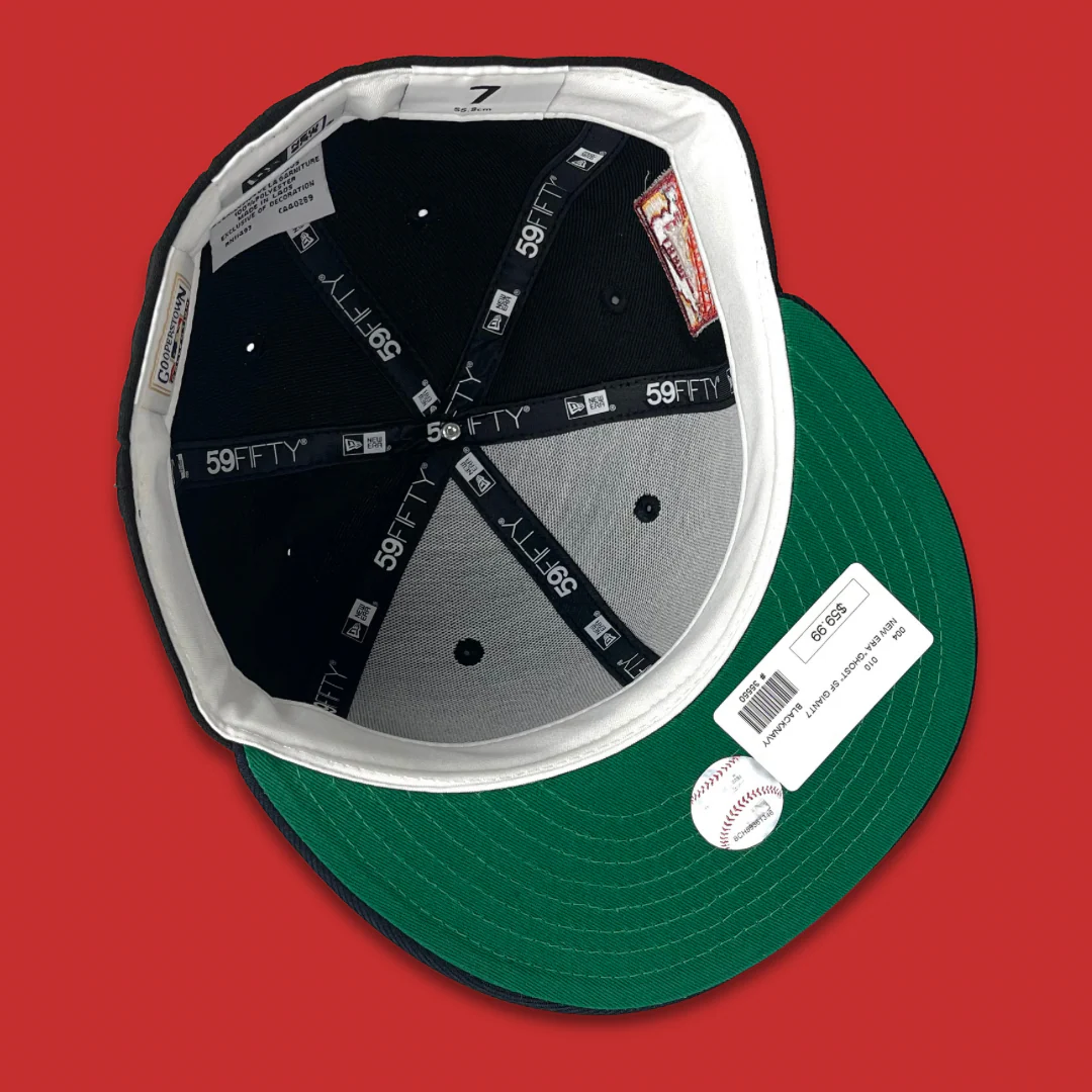 NEW ERA "GHOST" SAN FRANCISCO GIANTS FITTED HAT (BLACK/NAVY) - Image 5