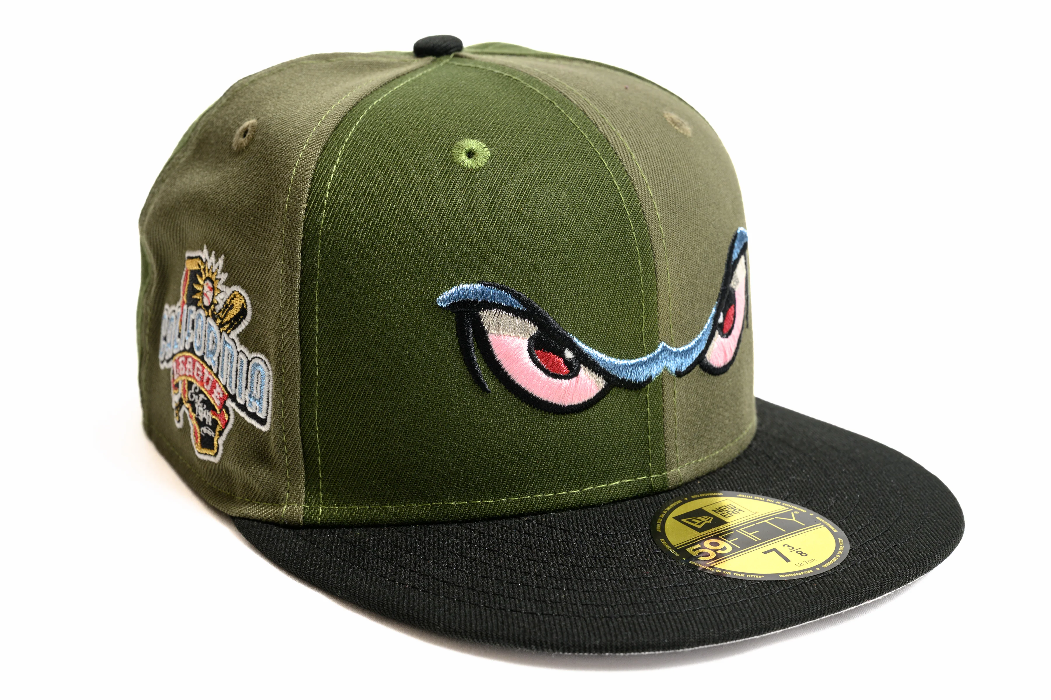 NEW ERA "GRIME" LAKE ELSINORE STORM FITTED HAT (RIFLE GREEN/NEW OLIVE/BLACK)