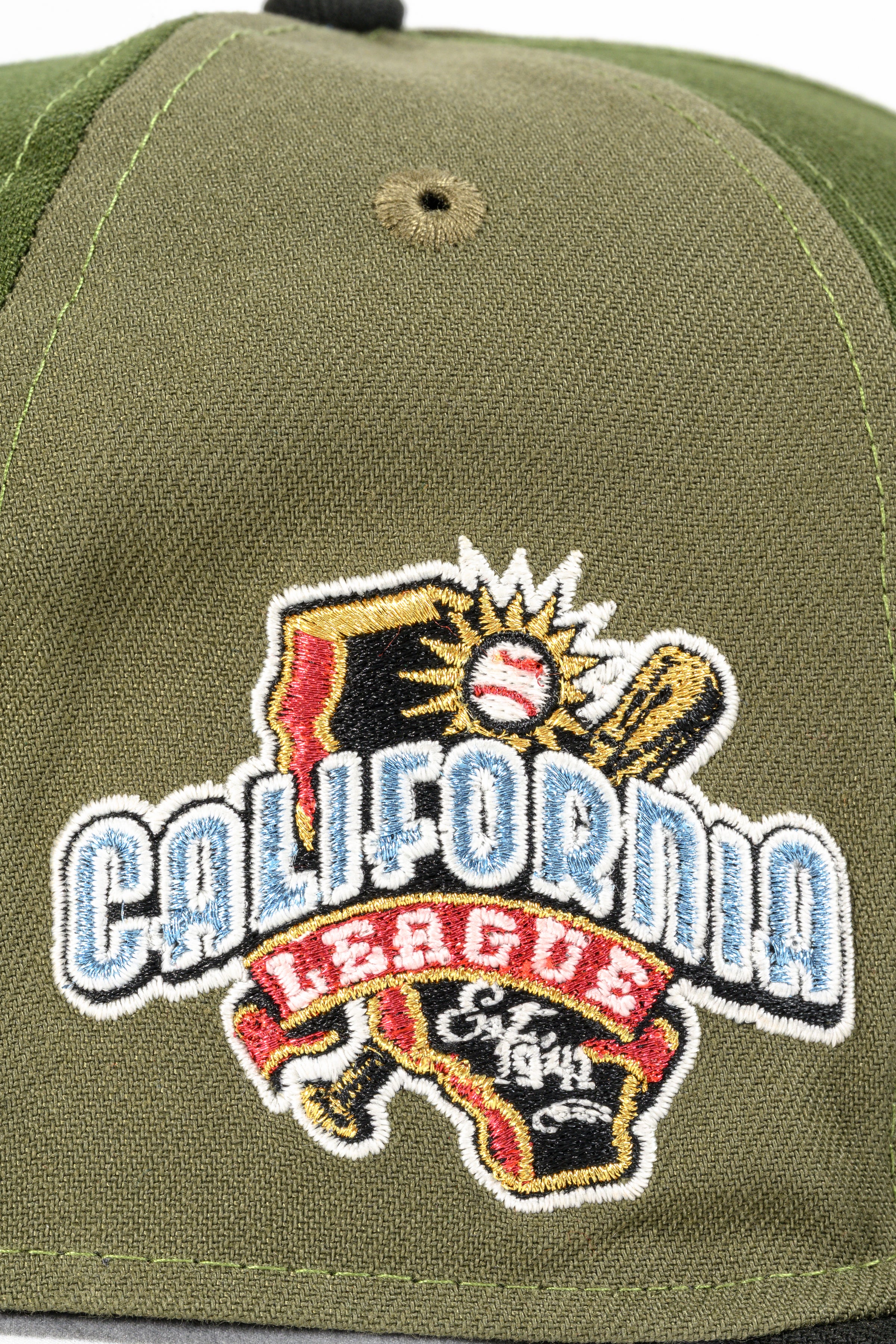 NEW ERA "GRIME" LAKE ELSINORE STORM FITTED HAT (RIFLE GREEN/NEW OLIVE/BLACK) - Image 4