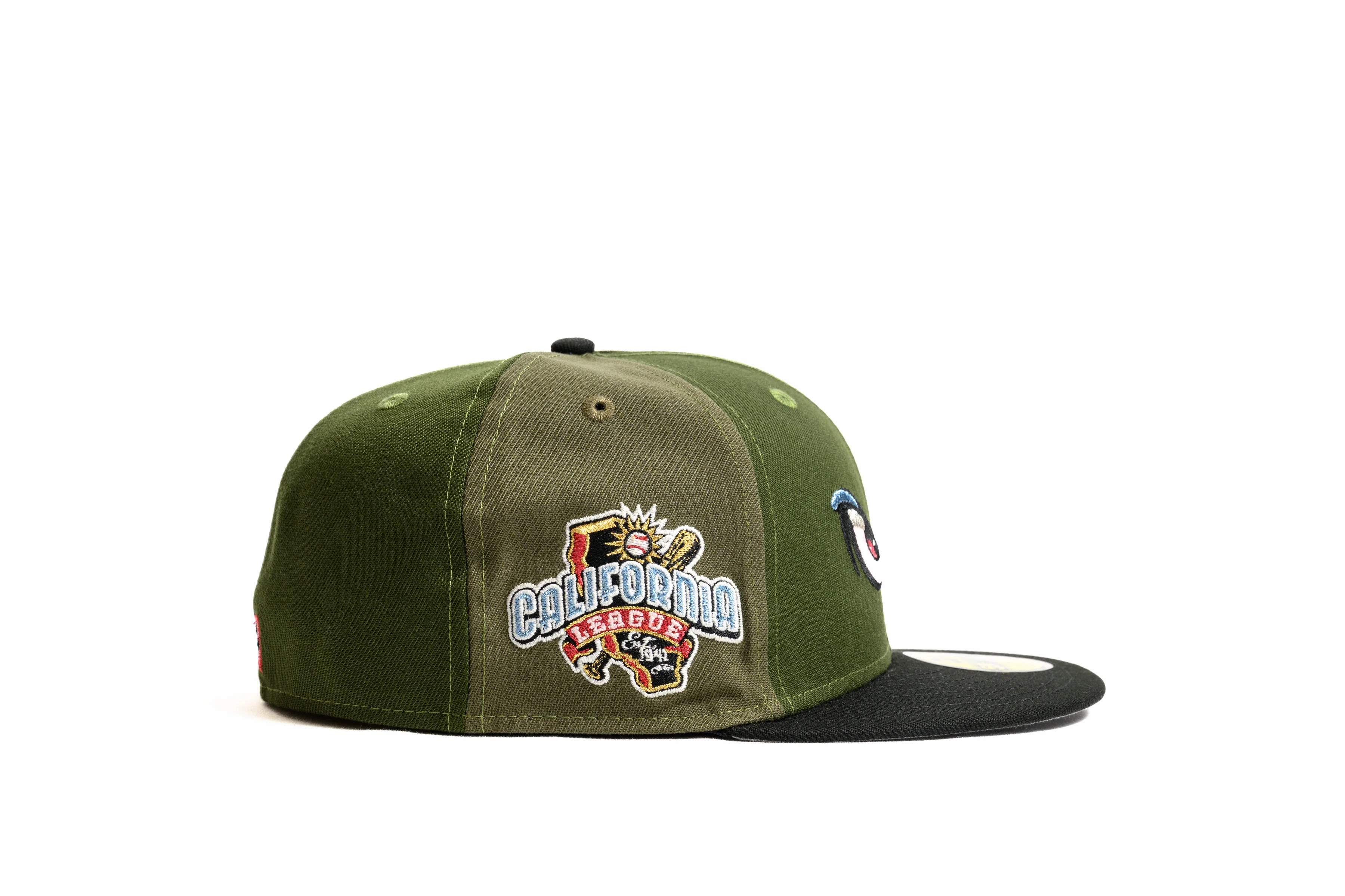 NEW ERA "GRIME" LAKE ELSINORE STORM FITTED HAT (RIFLE GREEN/NEW OLIVE/BLACK) - Image 6