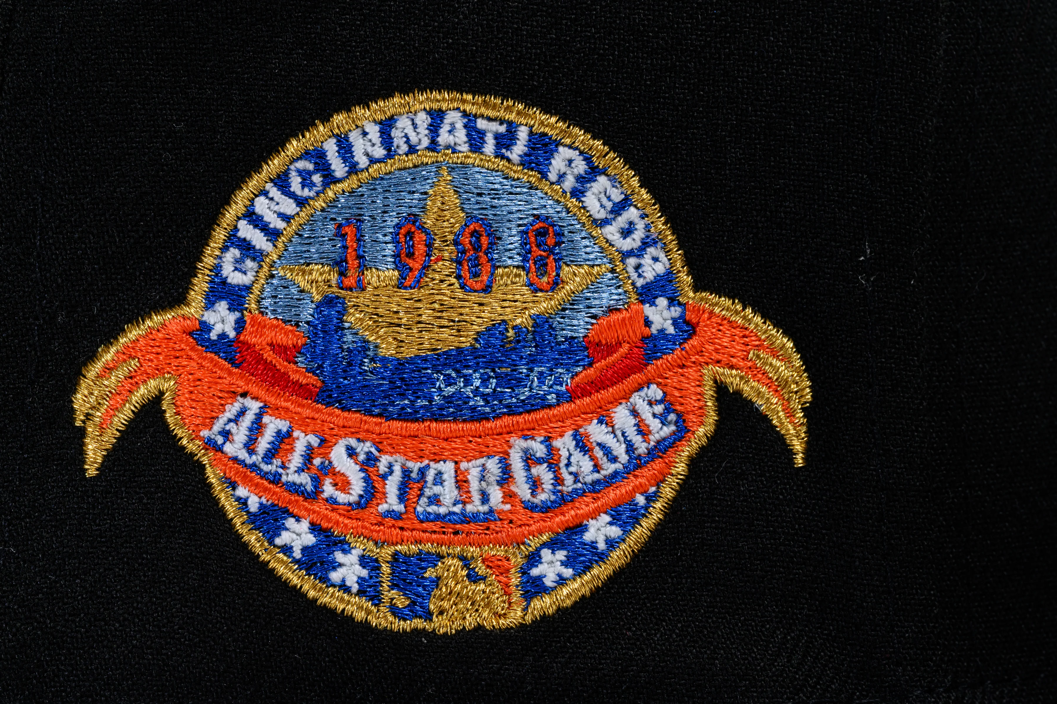 NEW ERA "ICKEY SHUFFLE" CINCINATTI REDS FITTED HAT (BLACK/ORANGE) - Image 4