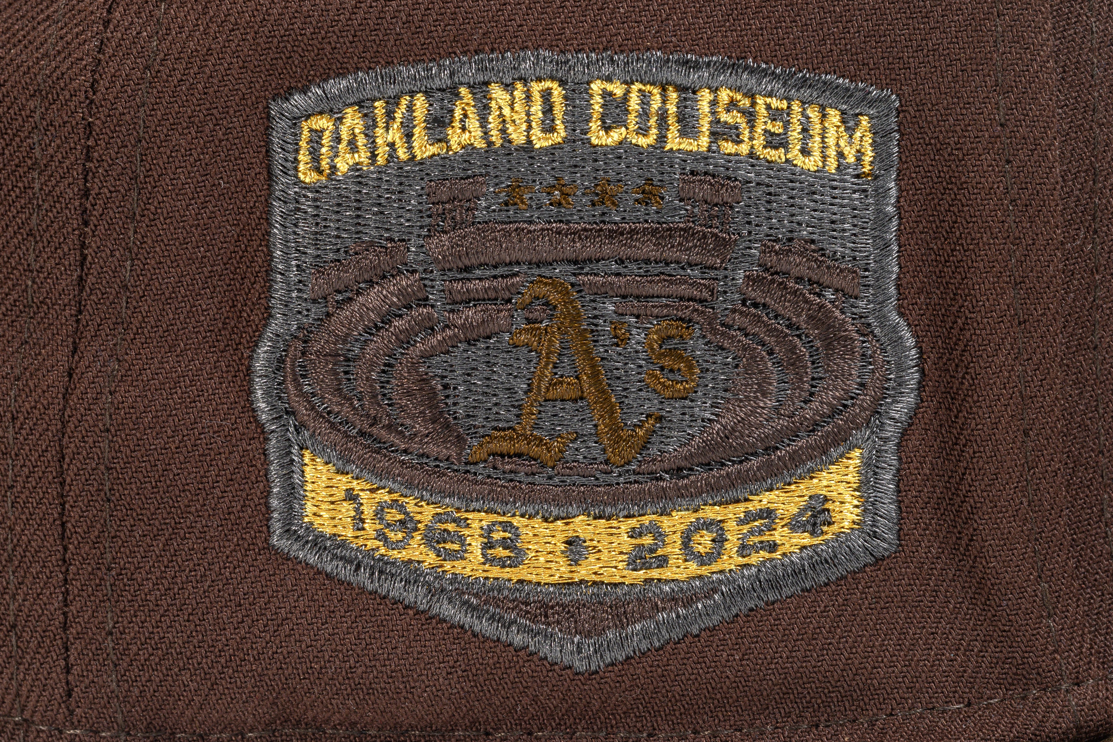 NEW ERA "KANE" OAKLAND A'S FITTED HAT (BURNT WOOD/WALNUT) - Image 4
