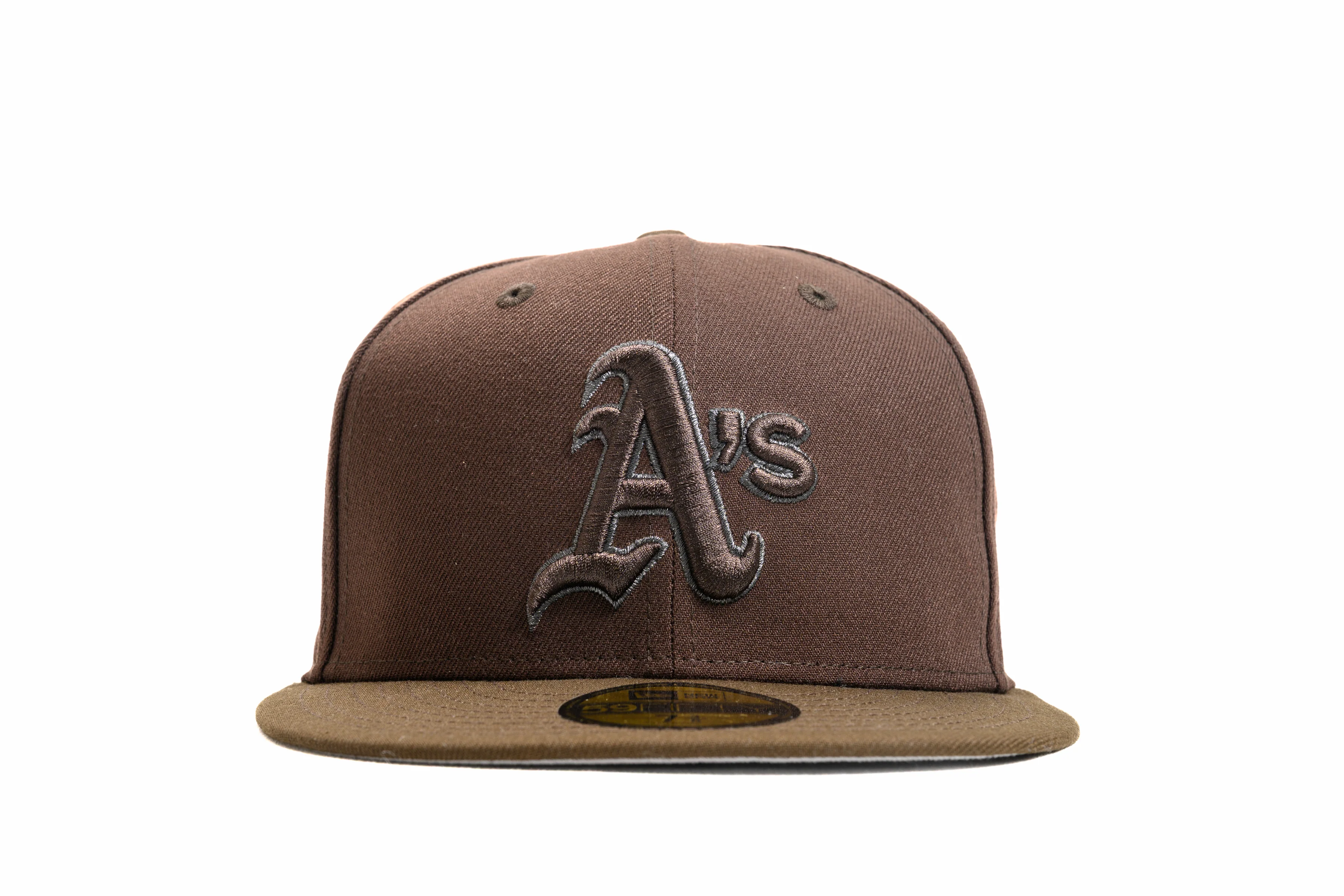 NEW ERA "KANE" OAKLAND A'S FITTED HAT (BURNT WOOD/WALNUT) - Image 8
