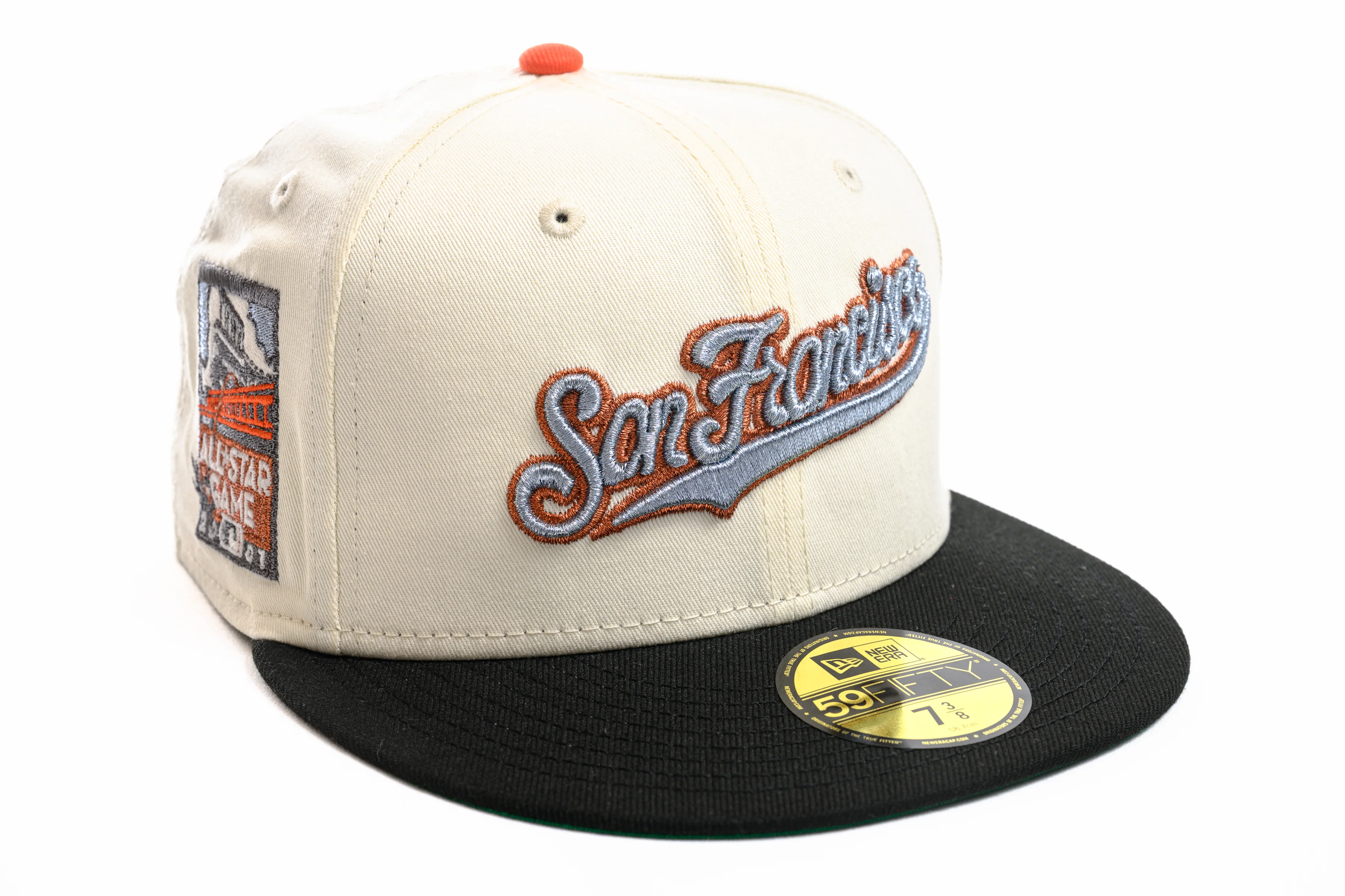NEW ERA "KING OF SF" SAN FRANCISCO GIANTS FITTED HAT (STONE GREY/BLACK