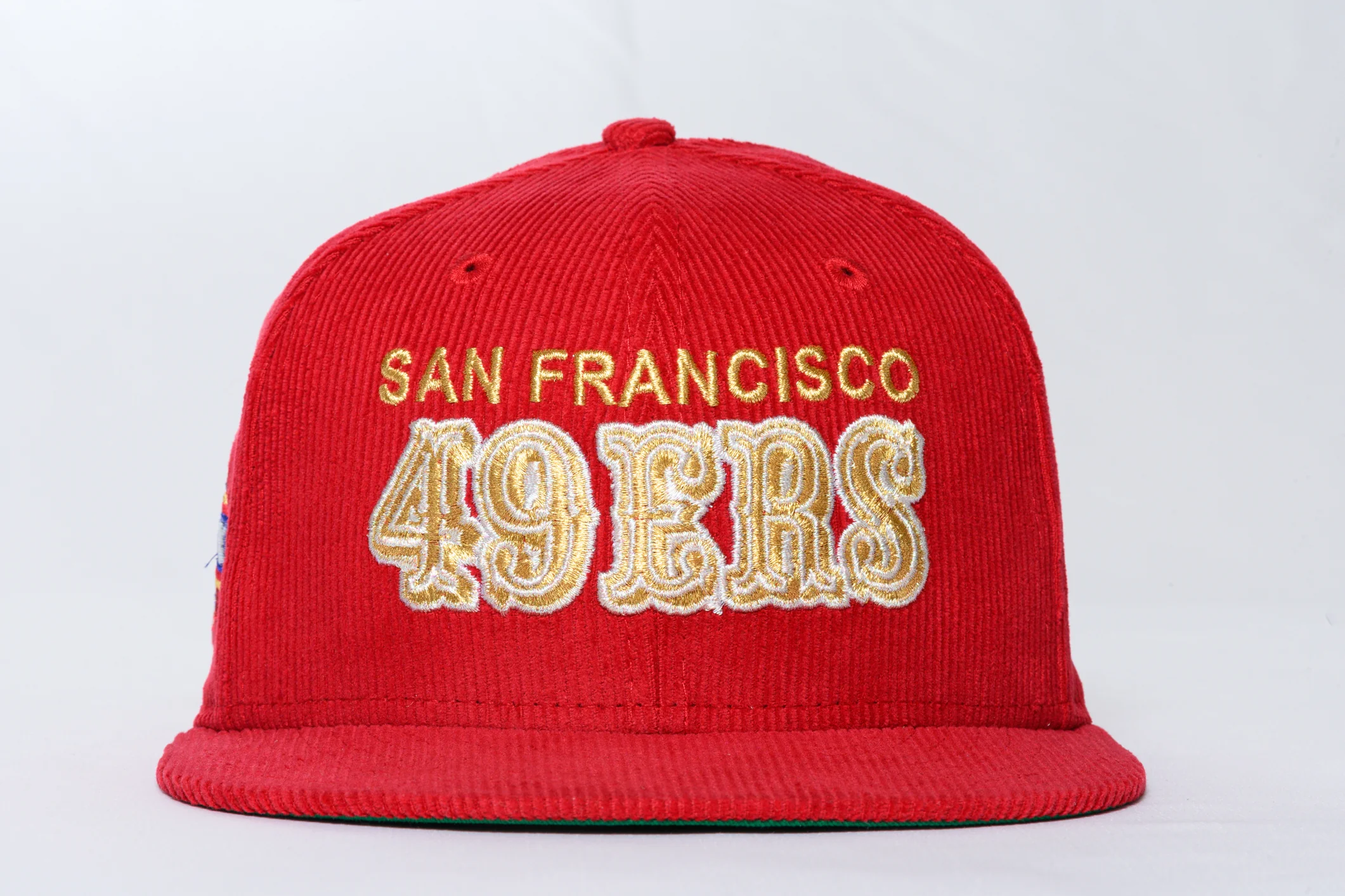 NEW ERA "LOLO" SAN FRANCISCO 49ERS FITTED HAT (RED CORDUROY) - Image 2