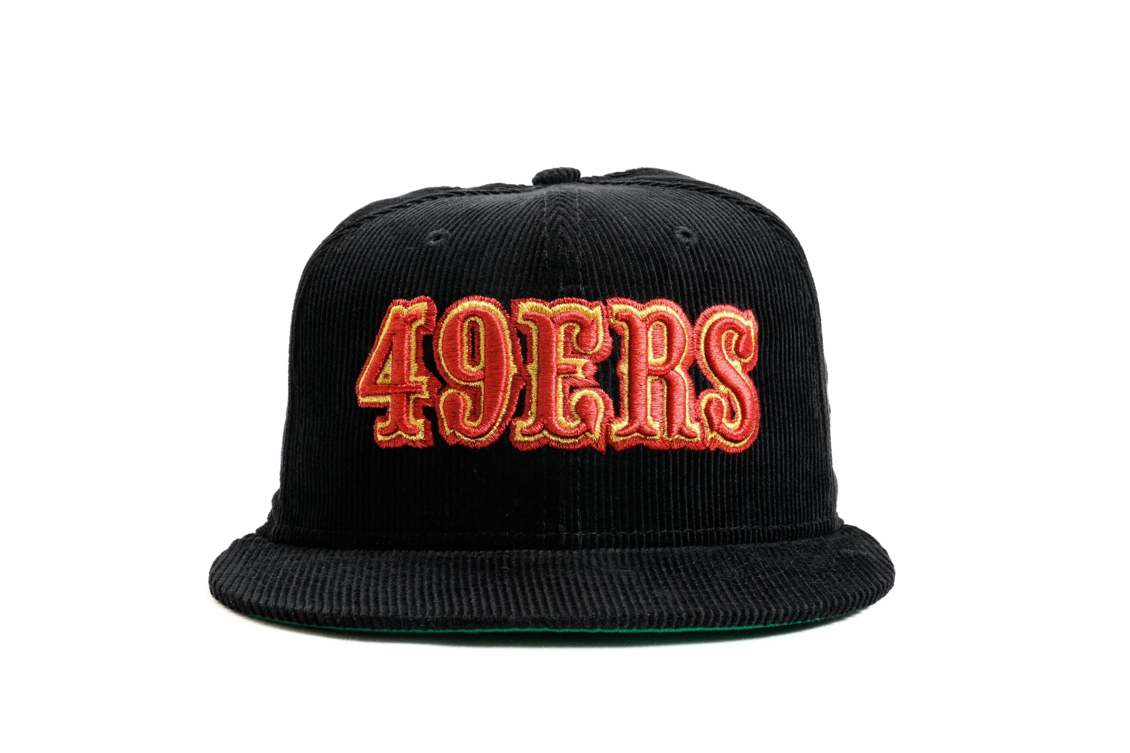 NEW ERA "LOLO 2.0" SAN FRANCISCO 49ERS FITTED HAT (BLACK CORDUROY) - Image 7