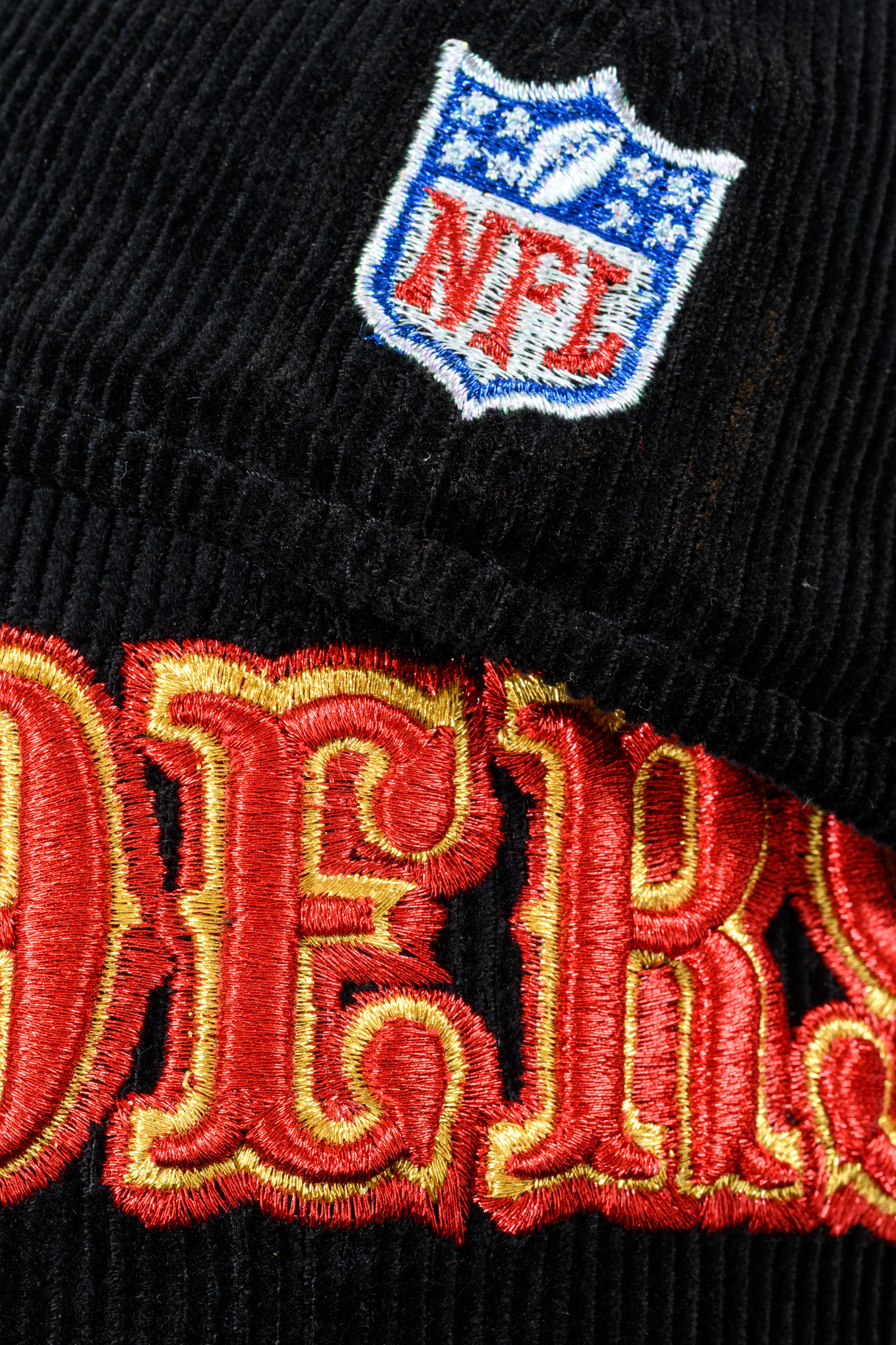 NEW ERA "LOLO 2.0" SAN FRANCISCO 49ERS FITTED HAT (BLACK CORDUROY) - Image 9