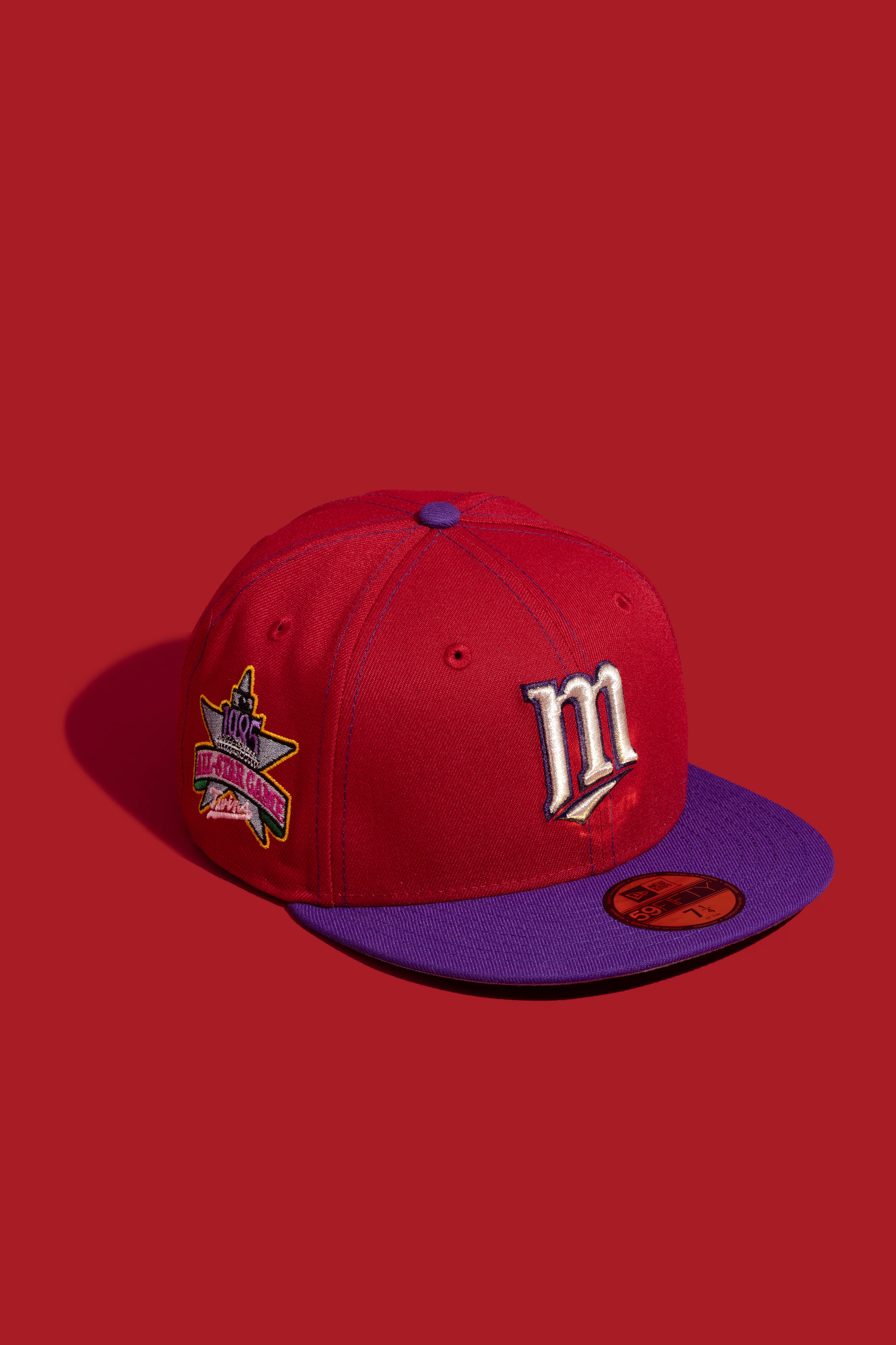 NEW ERA “MAG" MINNESOTA TWINS FITTED HAT (PURP/PINOT)