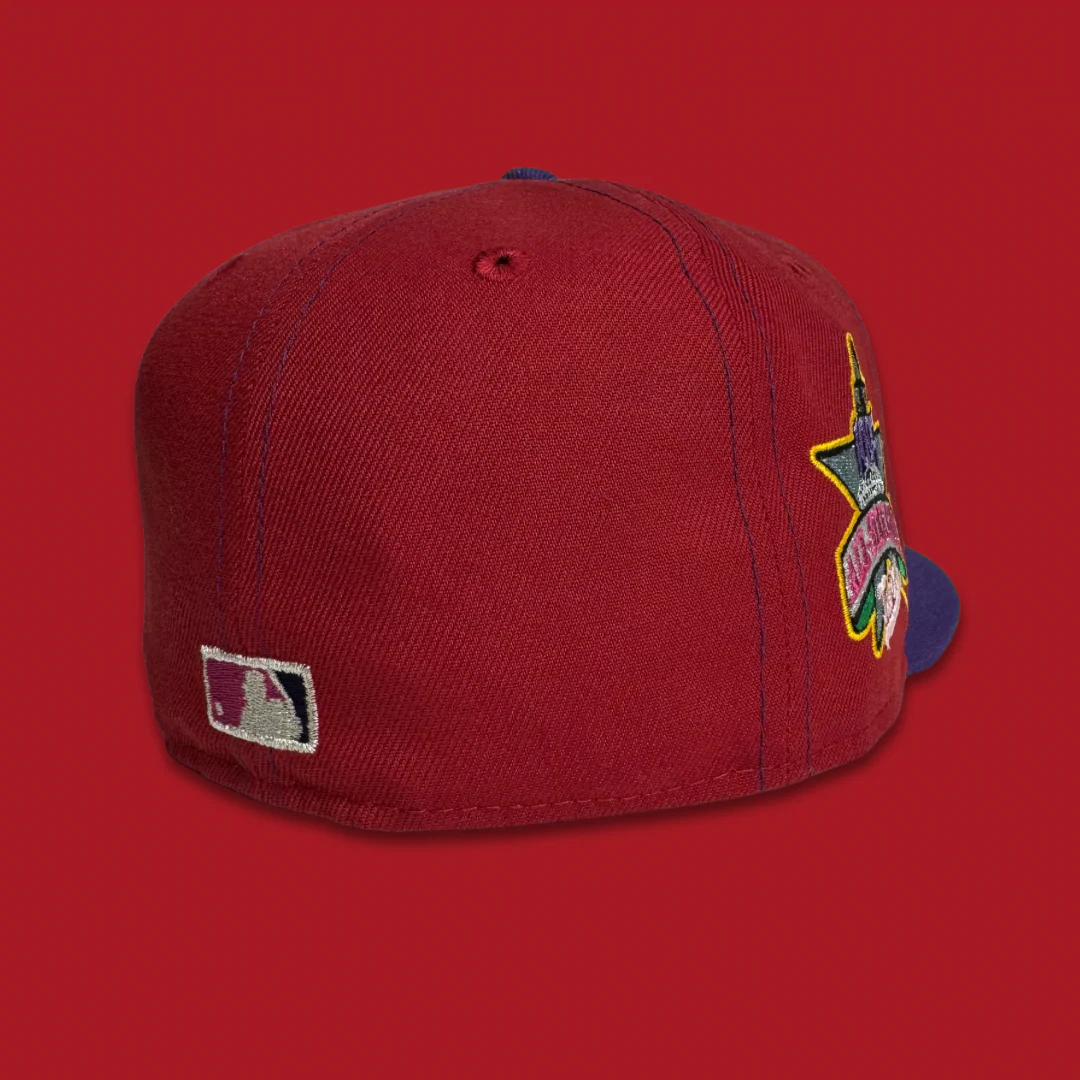 NEW ERA “MAG" MINNESOTA TWINS FITTED HAT (PURP/PINOT) - Image 3