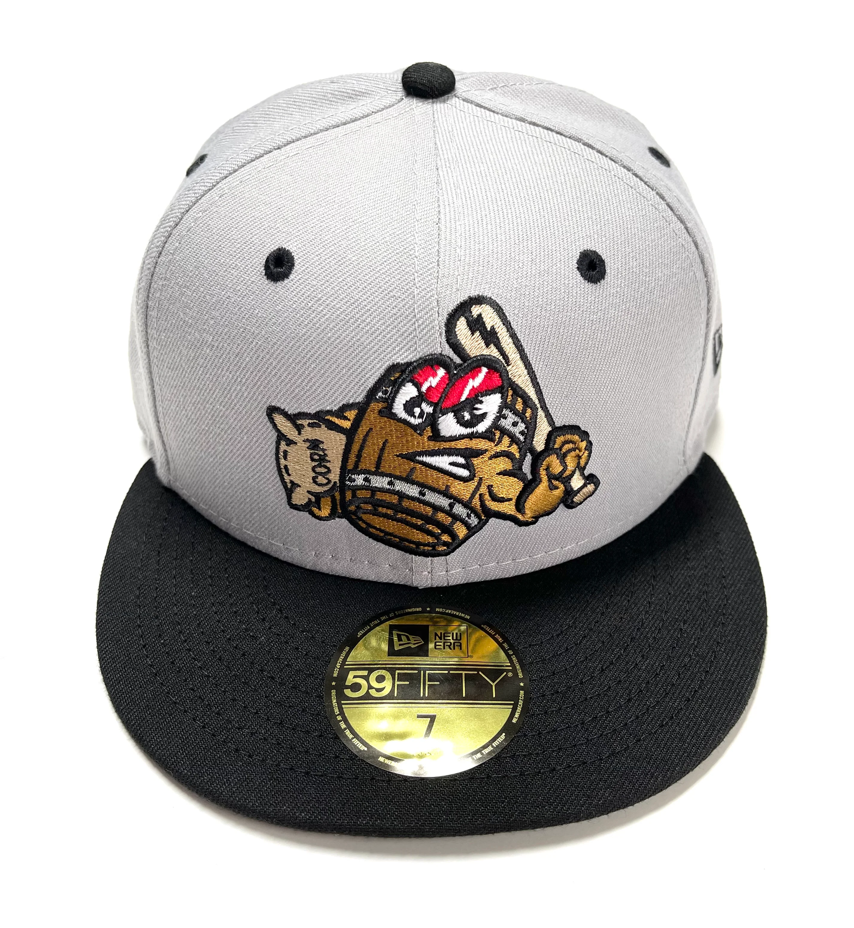 NEW ERA "MASHERS" LOUISVILLE BATS (GREY/BLACK)