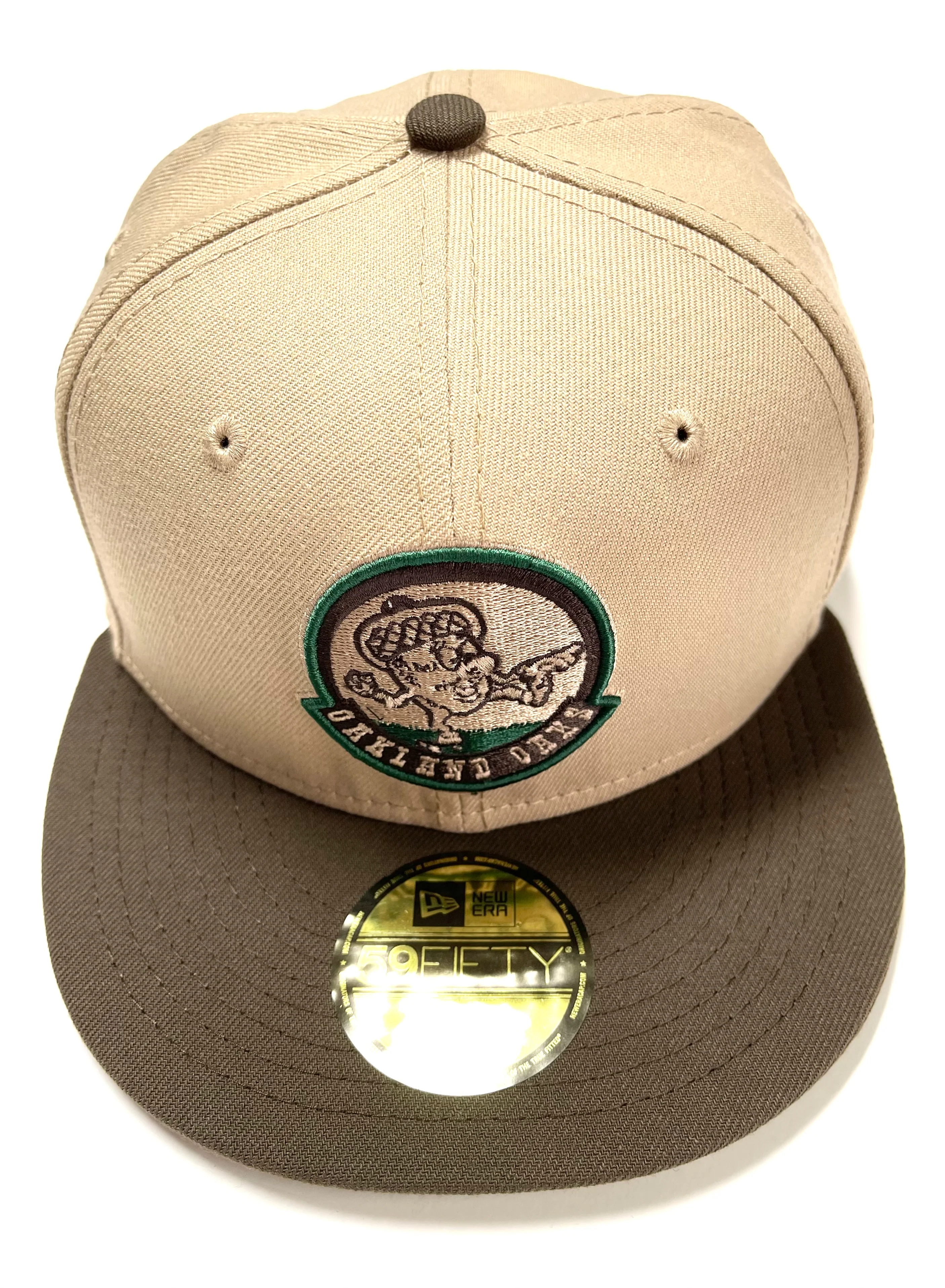 NEW ERA “NUTCRACKER” OAKLAND OAKS FITTED HAT (CAMEL/WALNUT) - Image 4