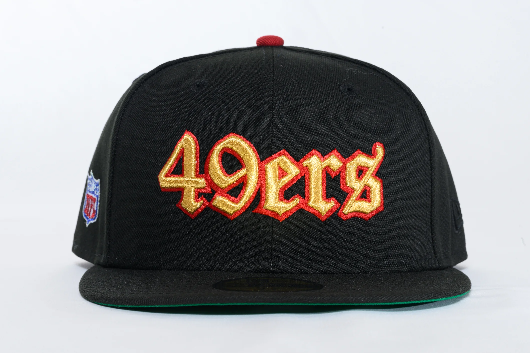 NEW ERA "OLD MONEY" SAN FRANCISCO 49ERS FITTED HAT (H RED /BLACK) - Image 7