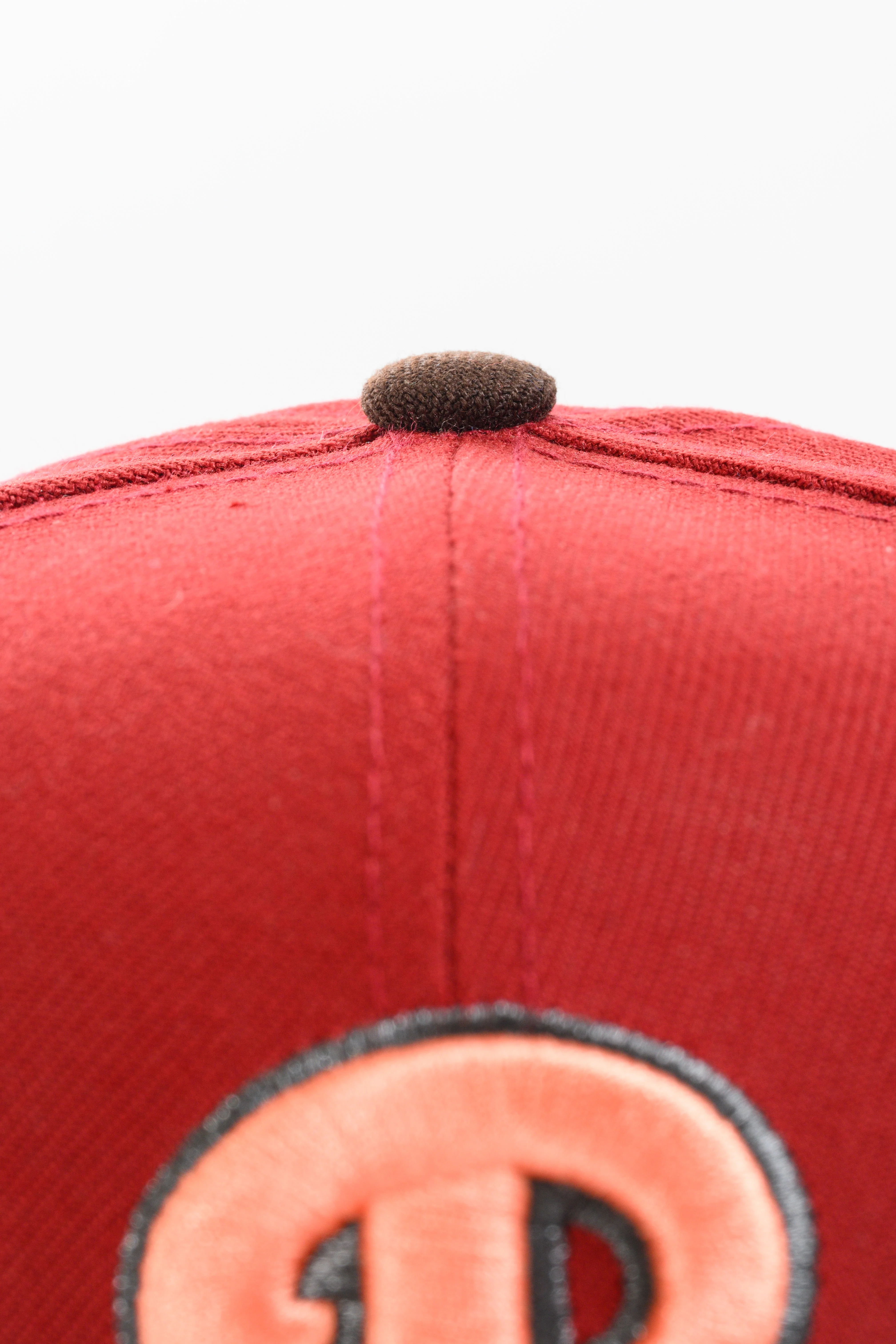 NEW ERA "UNMASKED" PHILADELPHIA PHILLIS FITTED HAT (DARK ROYAL/ RED) - Image 5