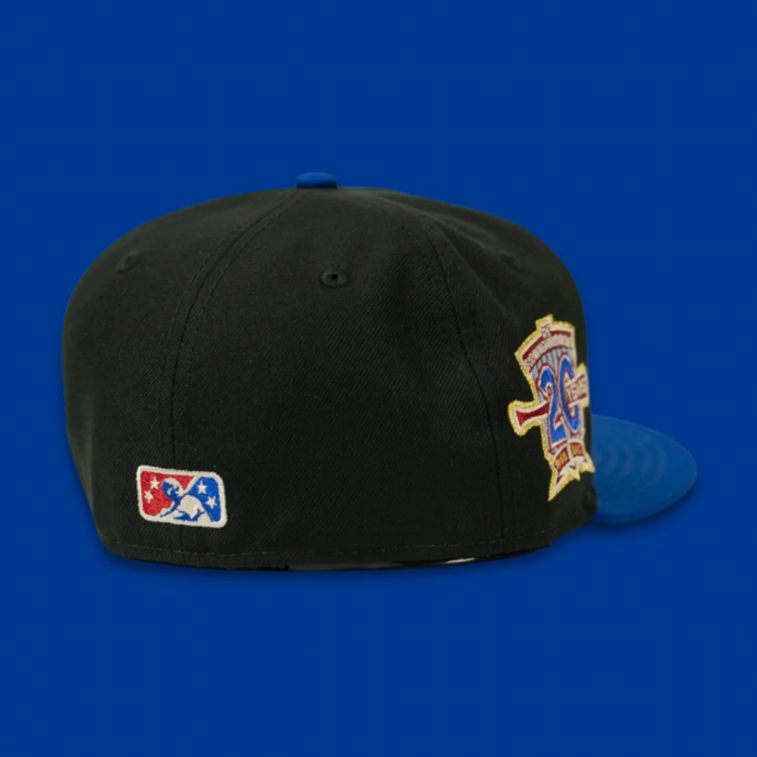 NEW ERA "PRESIDENTIAL" BIRMINGHAM BARONS FITTED HAT (BLACK/BLUE) - Image 2