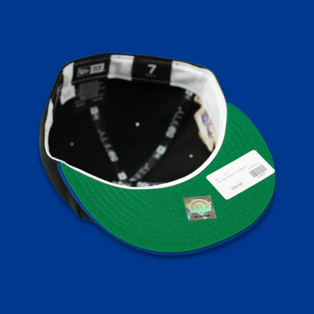 NEW ERA "PRESIDENTIAL" BIRMINGHAM BARONS FITTED HAT (BLACK/BLUE) - Image 4