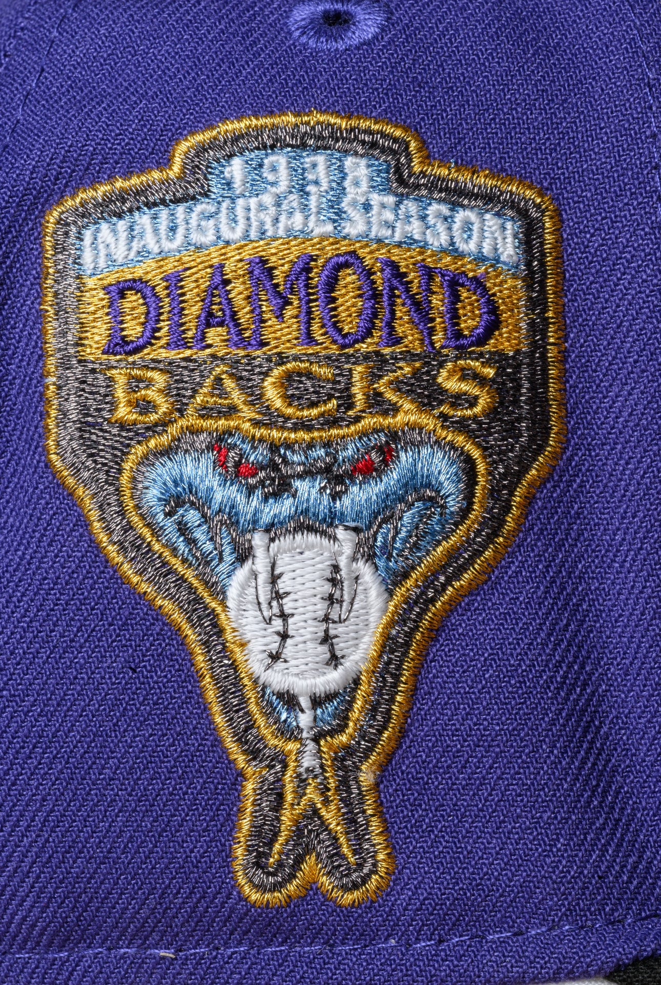 NEW ERA "DDP" ARIZONA DIAMONDBACKS FITTED HAT (NEW ORCHID/BLACK) - Image 4