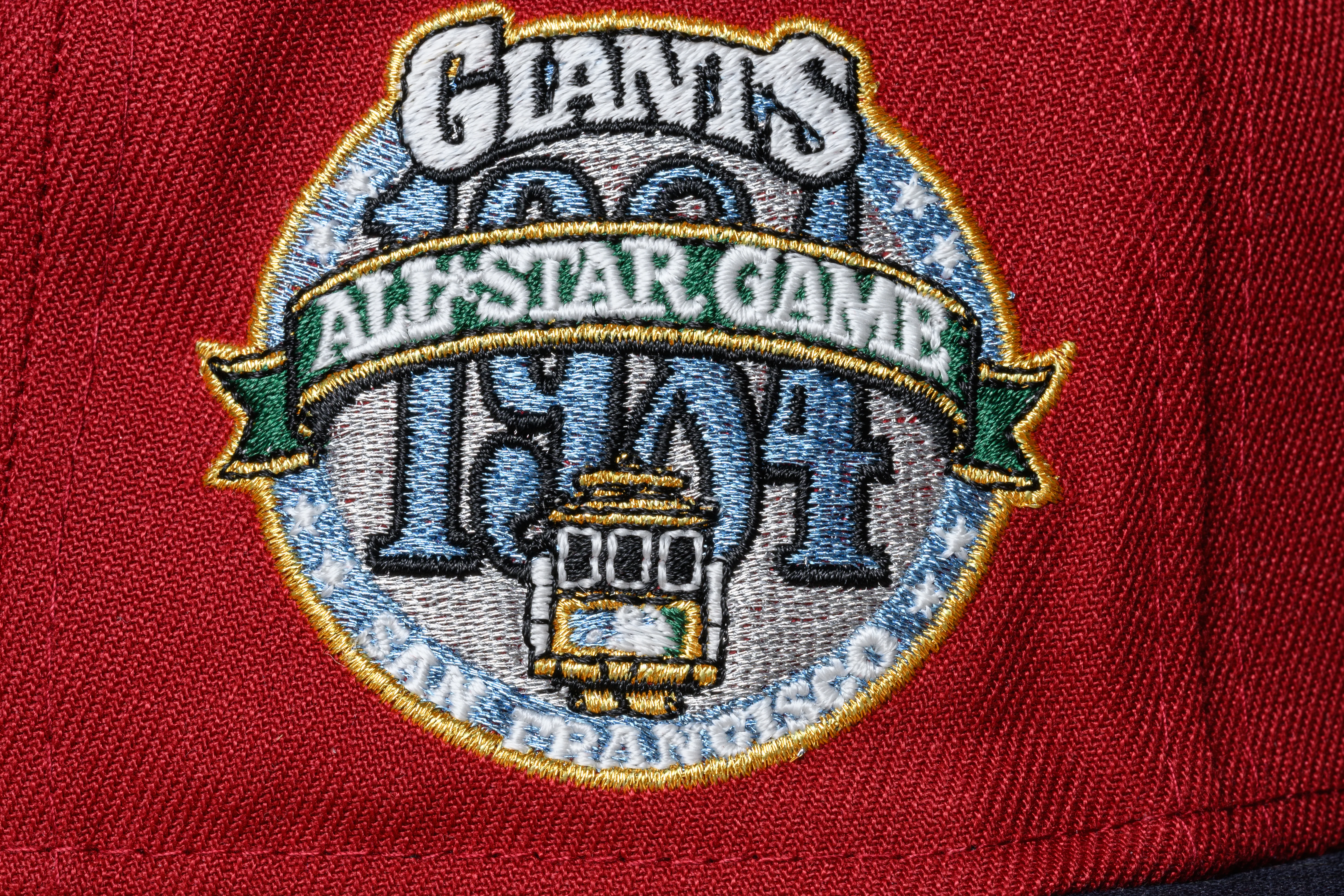 NEW ERA “NORTH SIDE FLOW" SAN FRANCISCO GIANTS FITTED HAT (BRICK RED/NAVY) - Image 4